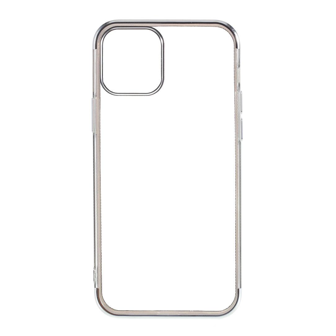 

Прозрачная Гальваническая Рама Анти-желтая Мягкая Крышка TPU Для IPhone 13 Mini 5,4 Дюйма - Серебро, iPhone 13 mini