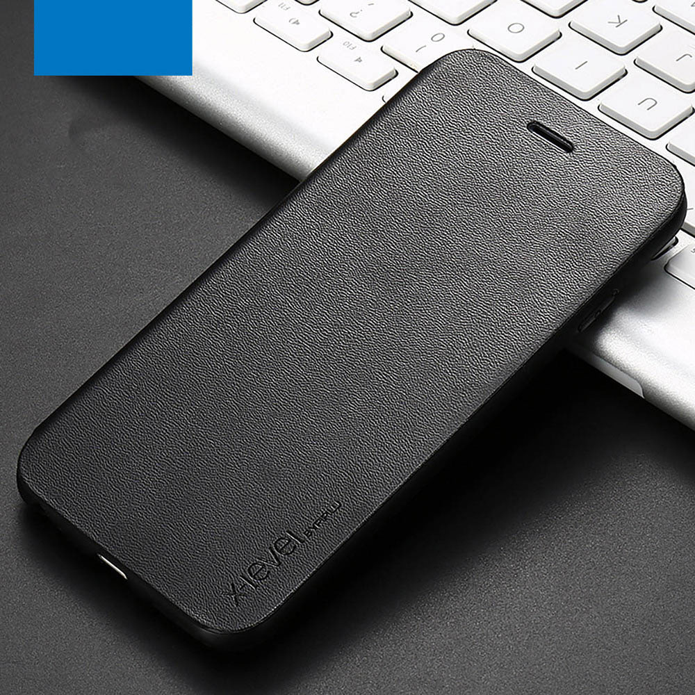 

Кожаный Чехол Для Формования Формы X-уровня Для IPhone 6S / 6 - Чернить, iPhone 6s 4.7-inch