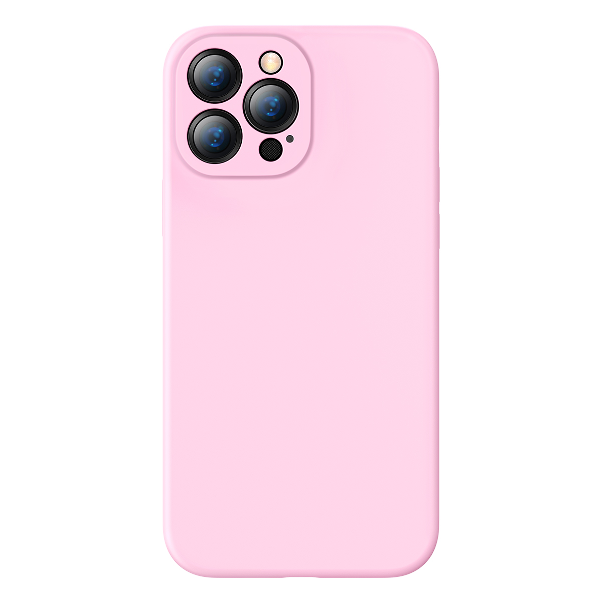 

BASEUS Liquid Silicone Phone Case for iPhone 13 Pro 6.1 inch Anti-fingerprint Phone Cover Protective Soft Back Shell - Pink, iPhone 13 Pro