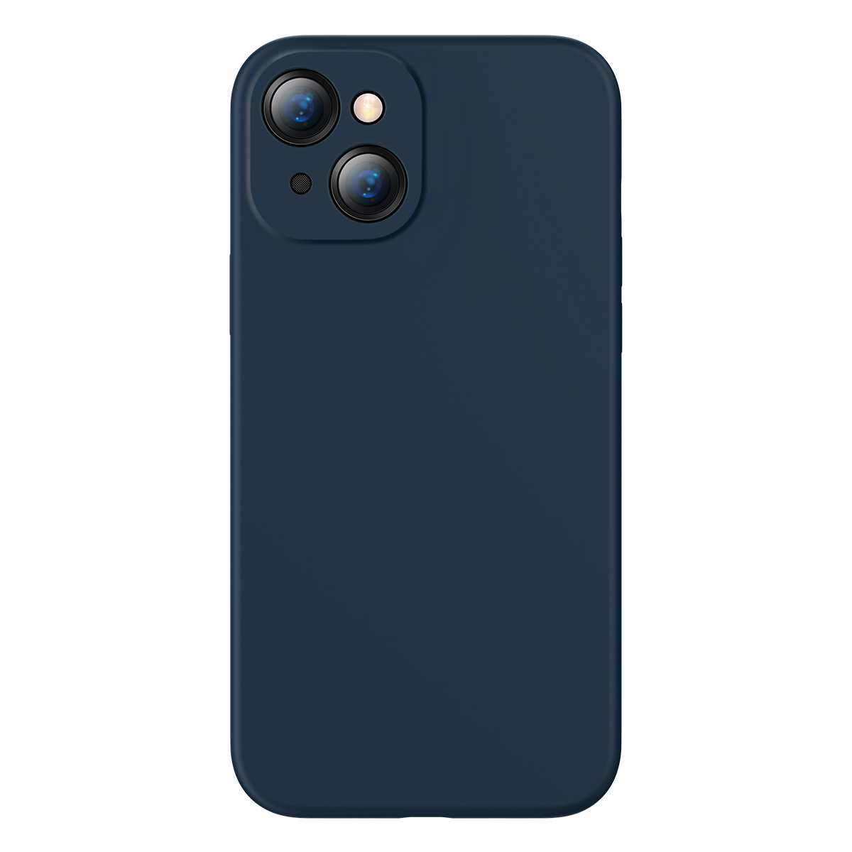 

BASEUS For iPhone 13 6.1 inch Phone Case Liquid Silicone Anti-fingerprint Cover Mobile Phone Protector - Blue, iPhone 13
