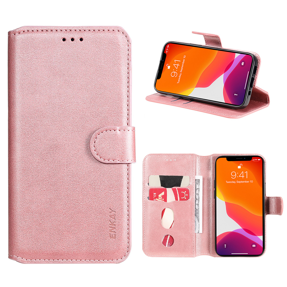 

Enkay Hat Prince Shock -intempture pu Кожаные Пластоты Для Кошелька Для Кошелька Для Мобильного Телефона Для Apple Iphone 13 6,1 Дюйма - Розовое Золото, iPhone 13