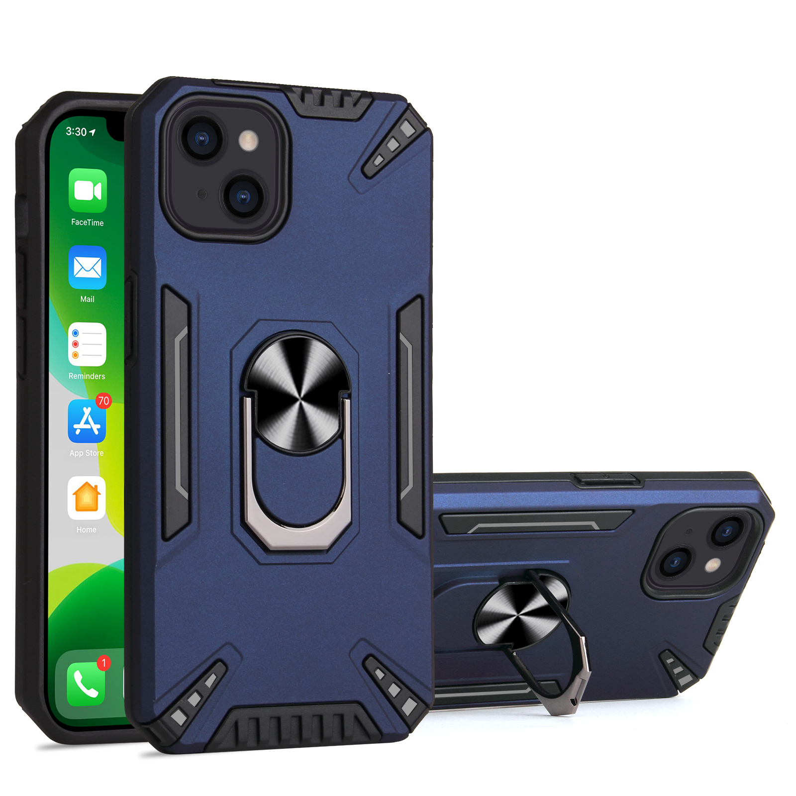 

Оболочка с Накрытой Корпусом с Одной Рукой. - Синий, iPhone 13