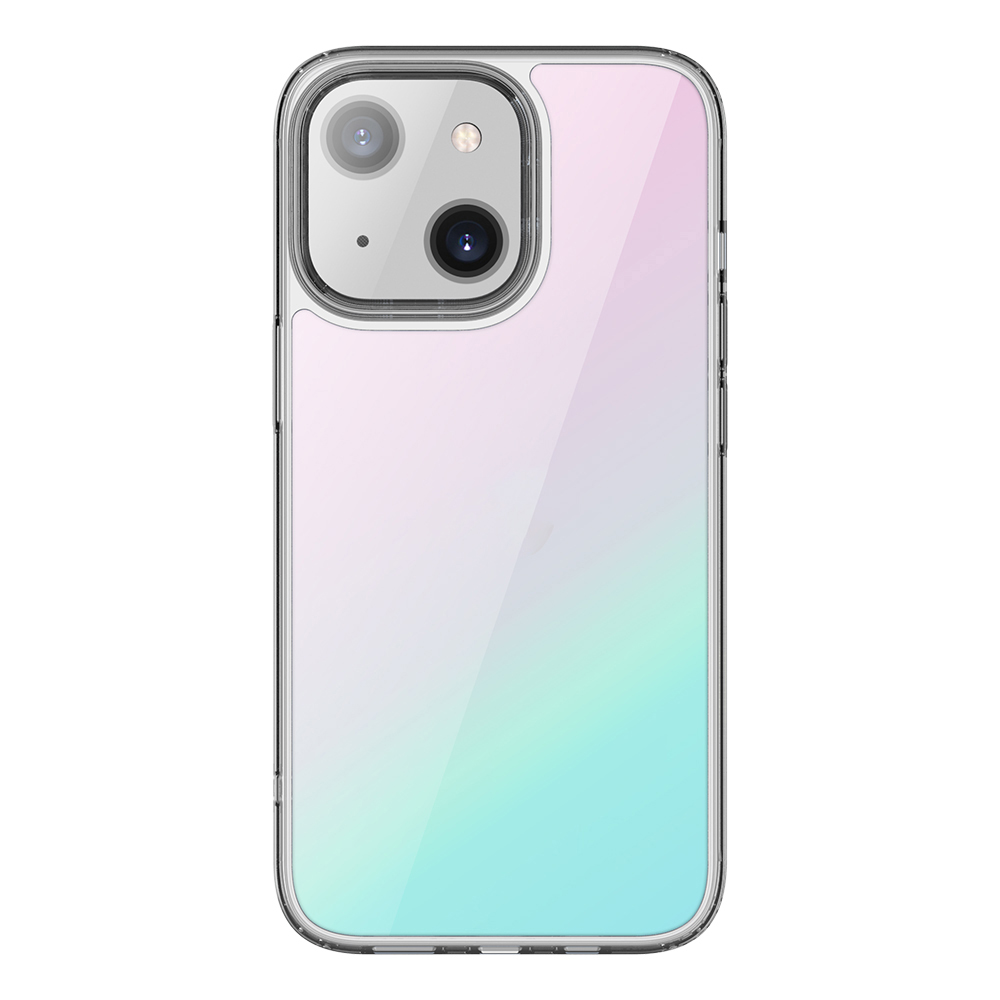 

Мученой Neon Series Laser Clear Красочный Прозрачный Стройный Ударопрочный Корпус TPU Для IPhone 13 PRO 6,1 Дюйма - Радужный Красный, iPhone 13 Pro