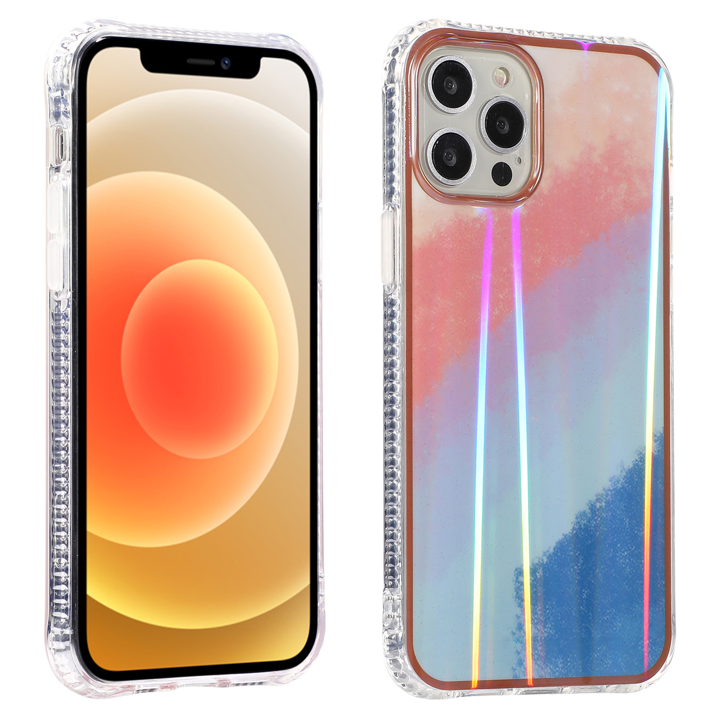 

Aurora Cloud Pattern Printing Shock -resean Acryl+tpu Гибридный Чехол Для Мобильного Телефона Для Iphone 13 Pro Max 6,7 Дюйма - Стиль а, iPhone 13 Pro Max
