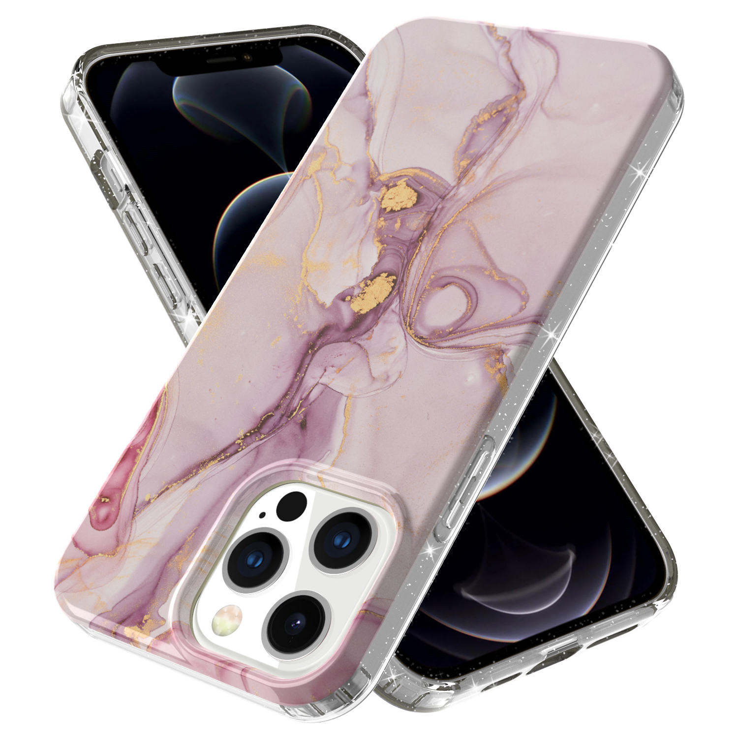 

GW18 IMD Блестящая Мощность Шаблона Мрамора Для Мобильного Телефона Для Iphone 13 Pro Max 6,7 Дюйма - Стиль E, iPhone 13 Pro Max