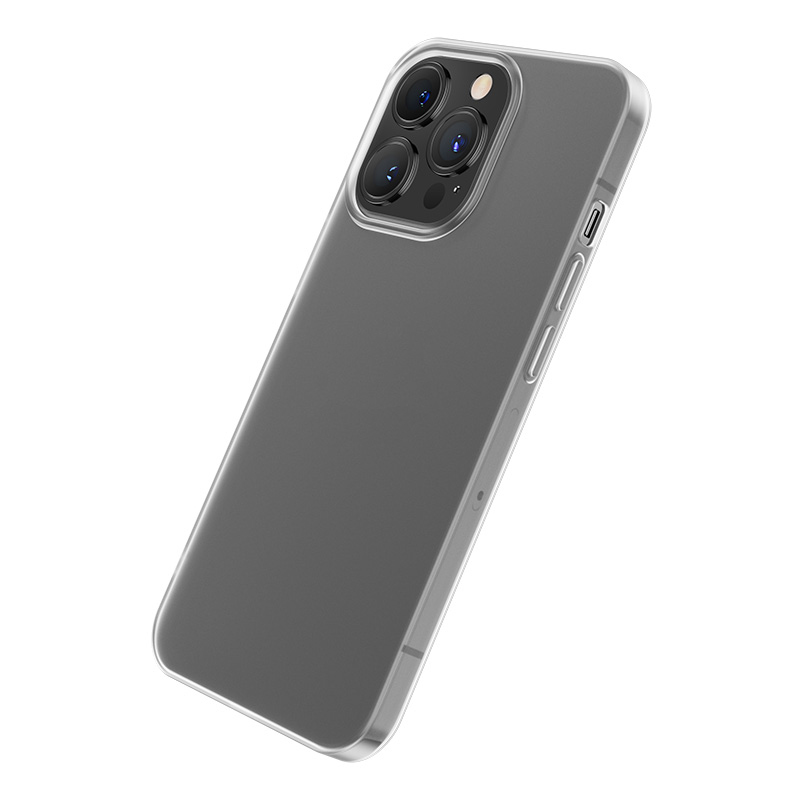 

BENKS Electroplated Frame Soft TPU Bumper Shockproof Matte Phone Cover for iPhone 13 Pro 6.1 inch - Transparent, iPhone 13 Pro