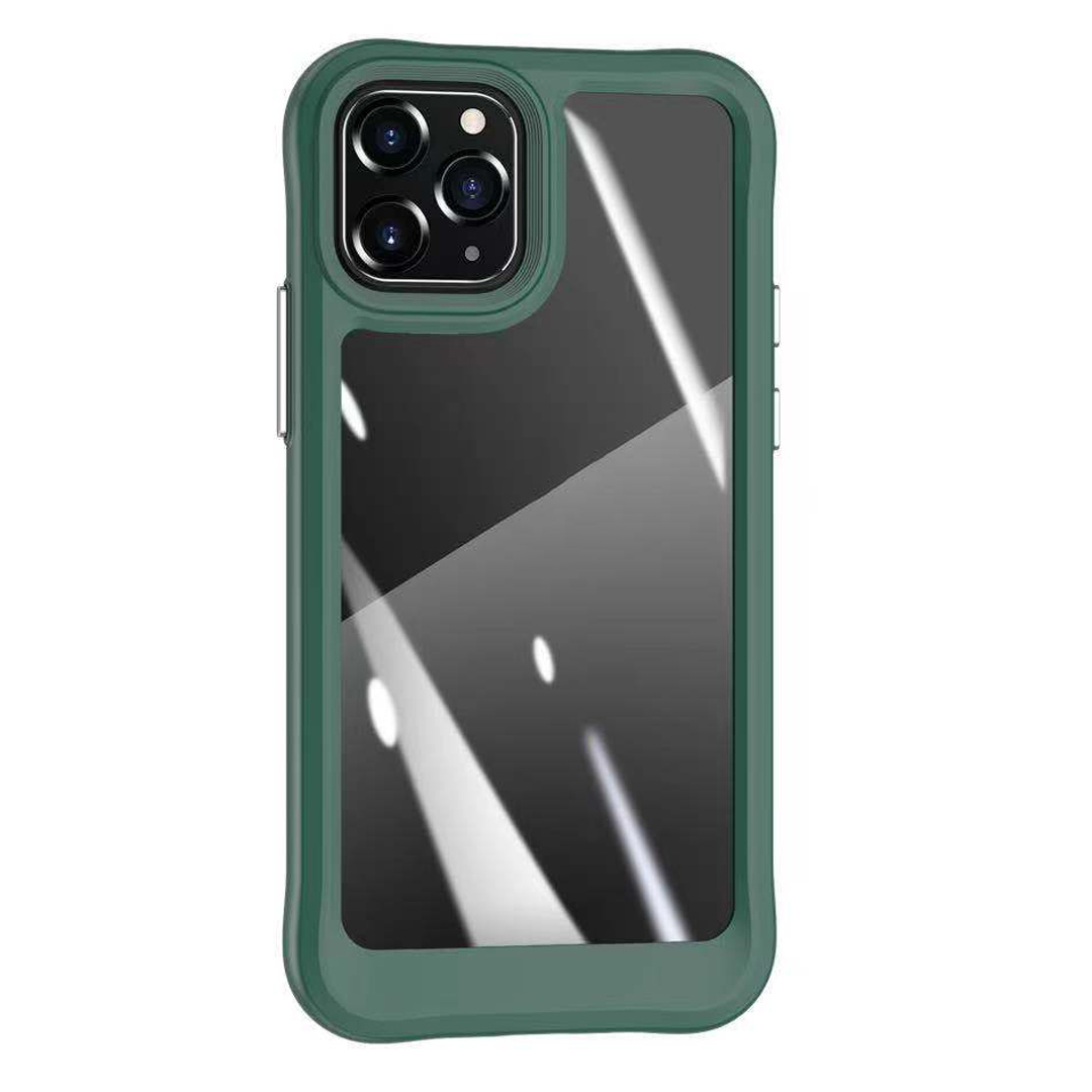 

Shock -resean TPU + Акриловый Прозрачный Чехол Для Телефона Для Iphone 13 Pro Max 6,7 Дюйма - Зеленый, iPhone 13 Pro Max