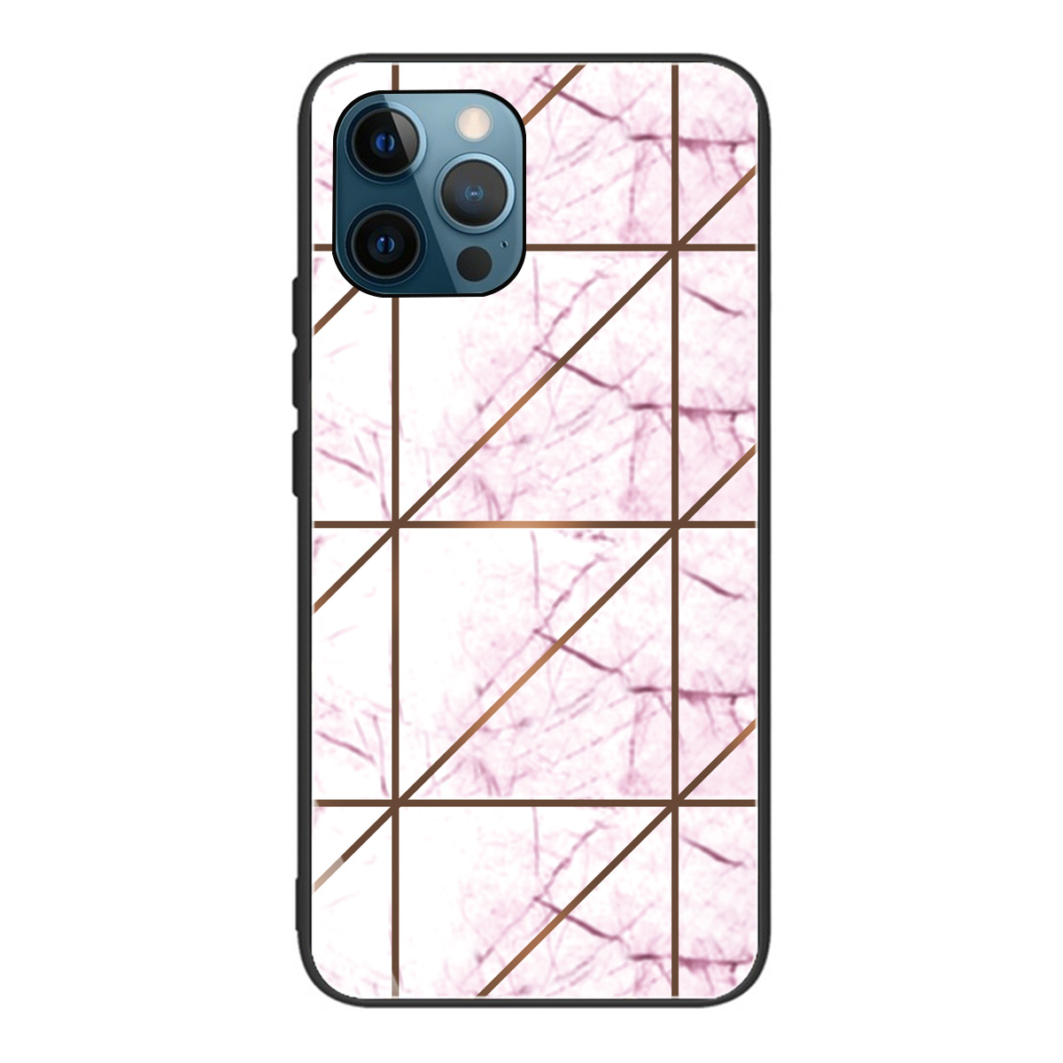 

All-Inclusive Pattern Printing Tempered Glass + TPU Hybrid Phone Protective Case for iPhone 13 Pro Max 6.7 inch - Style E, iPhone 13 Pro Max