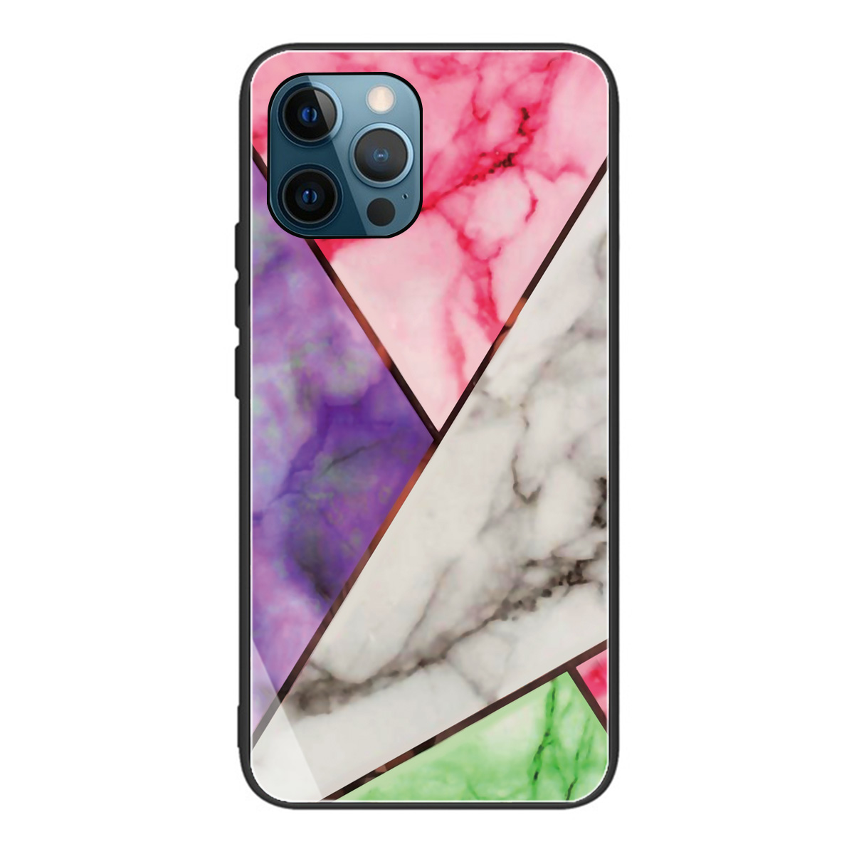 

All-Inclusive Pattern Price Закаленное Стекло + ТПУ Гибридный Телефон Защитный Чехол Для IPhone 13 Pro Max 6,7 Дюйма - Стиль Дж, iPhone 13 Pro Max