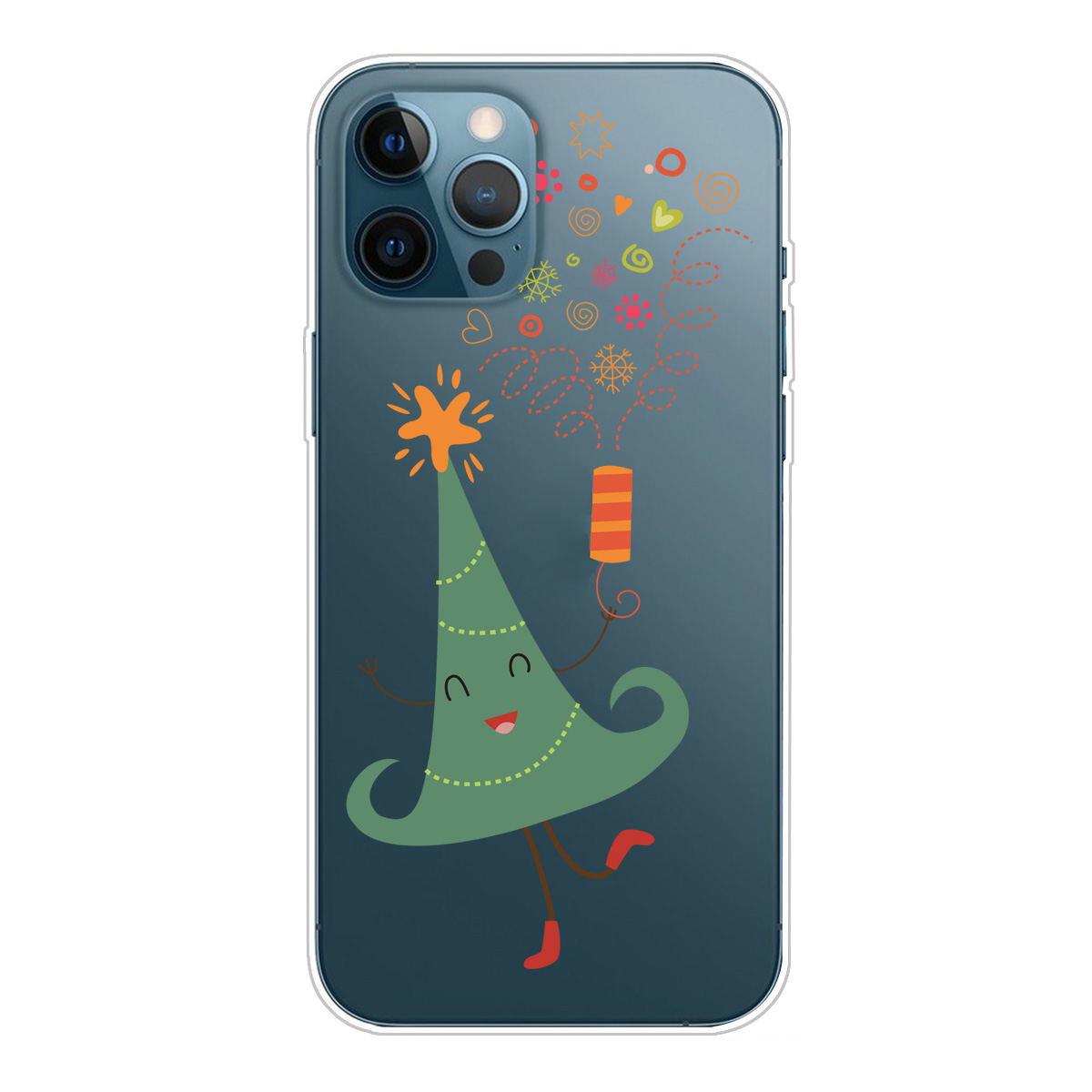 

Рождественская Серия Pattern Printing IMD TPU Case Защитный Телефон Оболочка Для IPhone 13 Pro 6.1 Дюймов - Волшебная Шляпа, iPhone 13 Pro