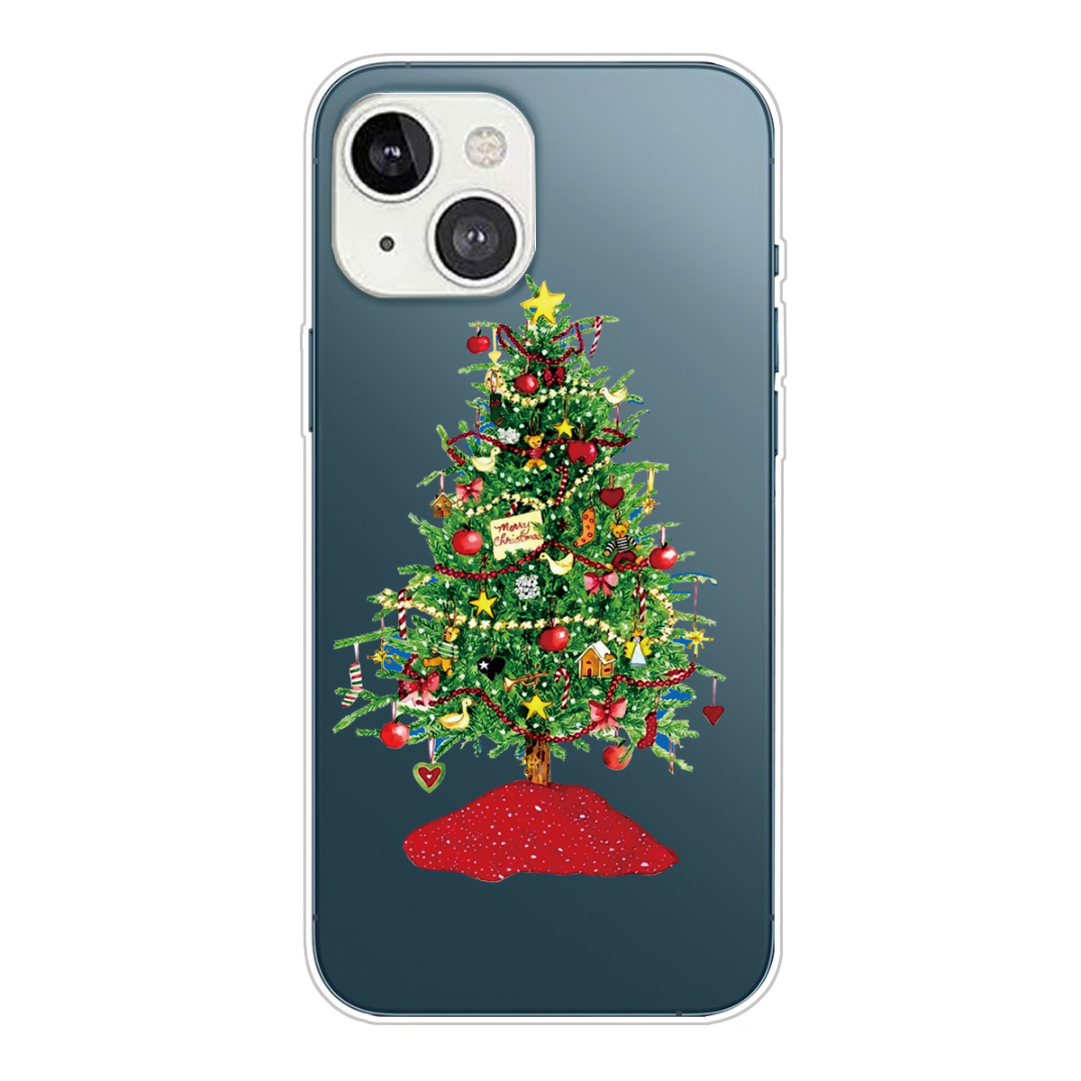 

Pattern Photo Pattern Рождественские Серии TPU Задняя Крышка Для Мобильного Телефона Для IPhone 13 Mini 5,4 Дюйма - Рождественская Елка, iPhone 13 mini