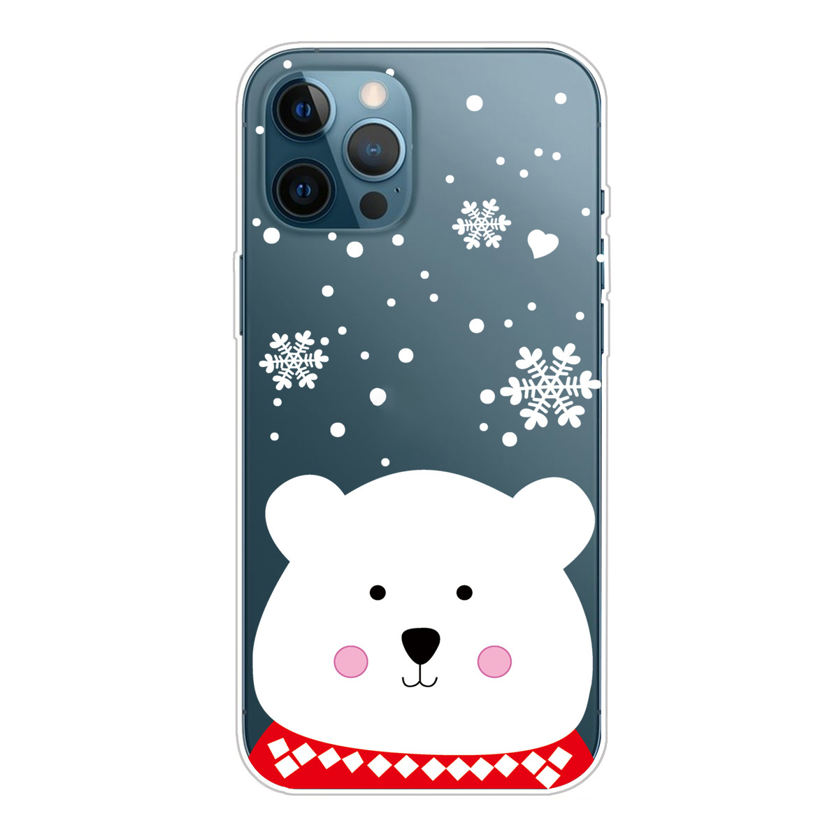 

Christmas Series Pattern Printing Protective TPU IMD Anti-Slip Case for iPhone 13 Pro Max 6.7 inch - Chubby Bear, iPhone 13 Pro Max