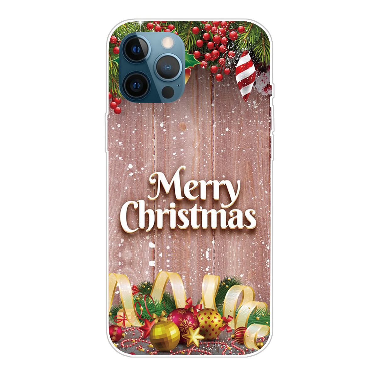 

Рождественская Серия Pattern Phypt Prence Protecture TPU IMD Противоскользящий Корпус Для IPhone 13 Pro Max 6,7 Дюйма - Рождественские Подарки, iPhone 13 Pro Max