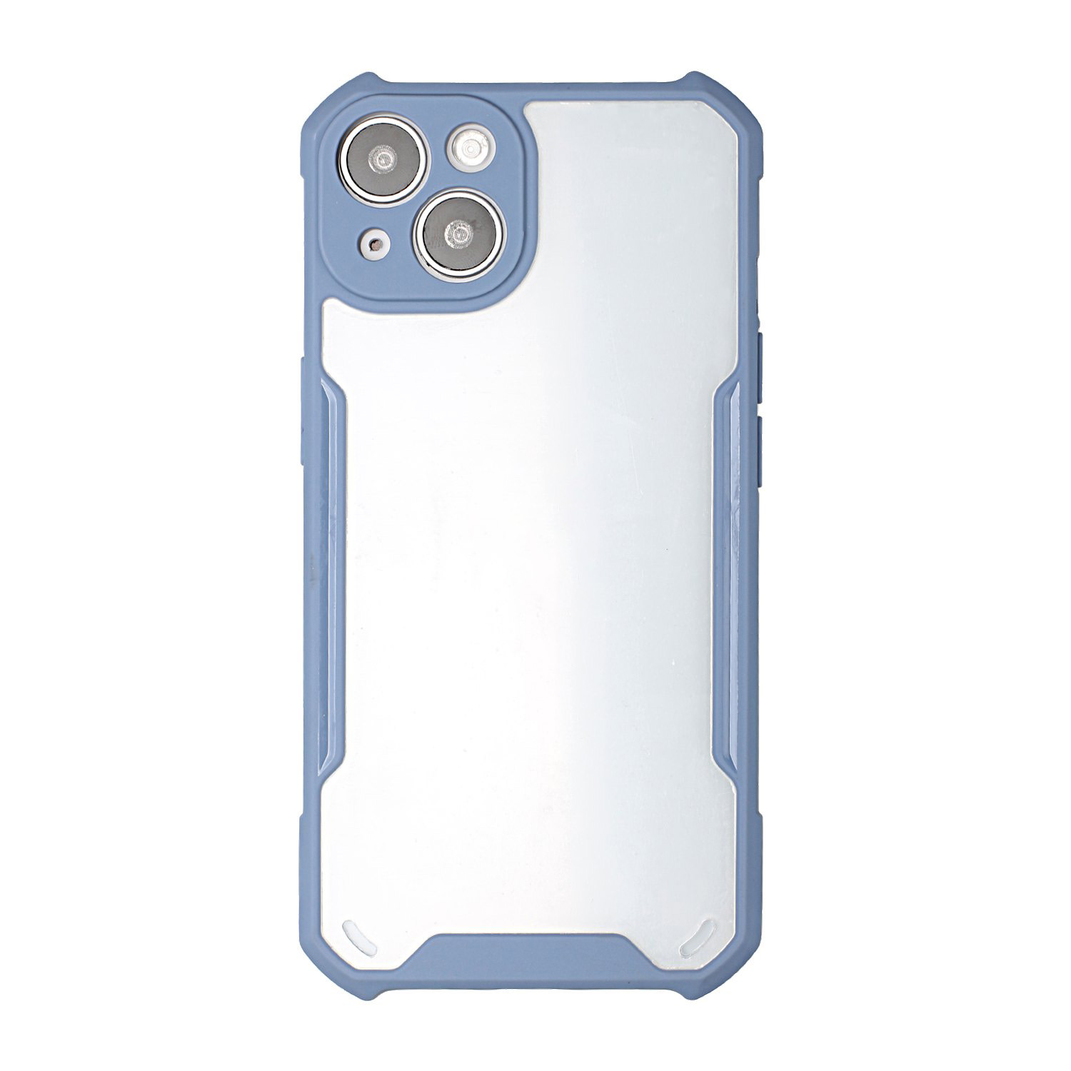 

Thickened Four Corners Acrylic + TPU Protective Phone Case Cover for iPhone 13 mini 5.4 inch - Grey, iPhone 13 mini
