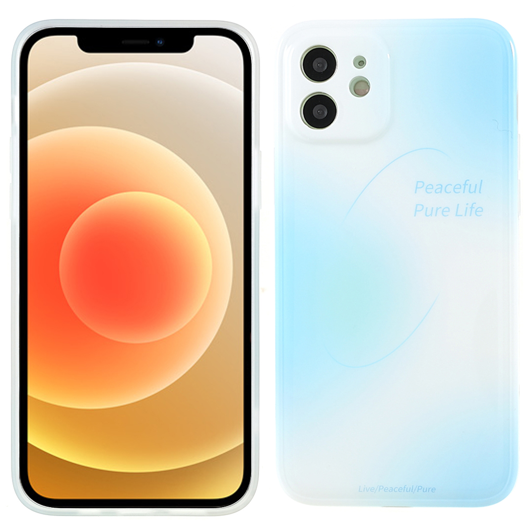 

Популярный Стиль Сети Гибкий TPU Cover TPU Чехол Для IPhone 12 6.1 Дюймов - Синий, iPhone 12