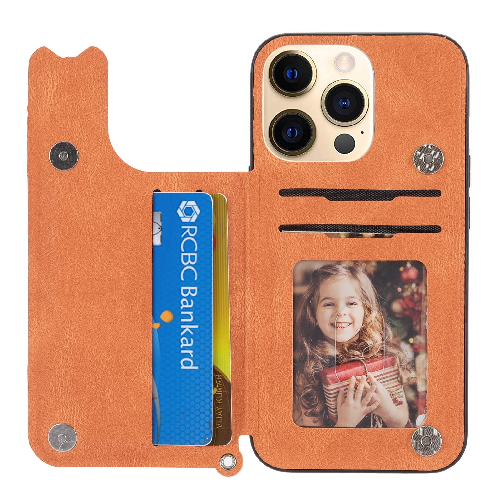 

Mandala Flower Imprint Magnetic Closure Card Slot Kickstand Design Leather Coated TPU Phone Case for iPhone 13 Pro Max 6.7 inch - Yellow, iPhone 13 Pro Max