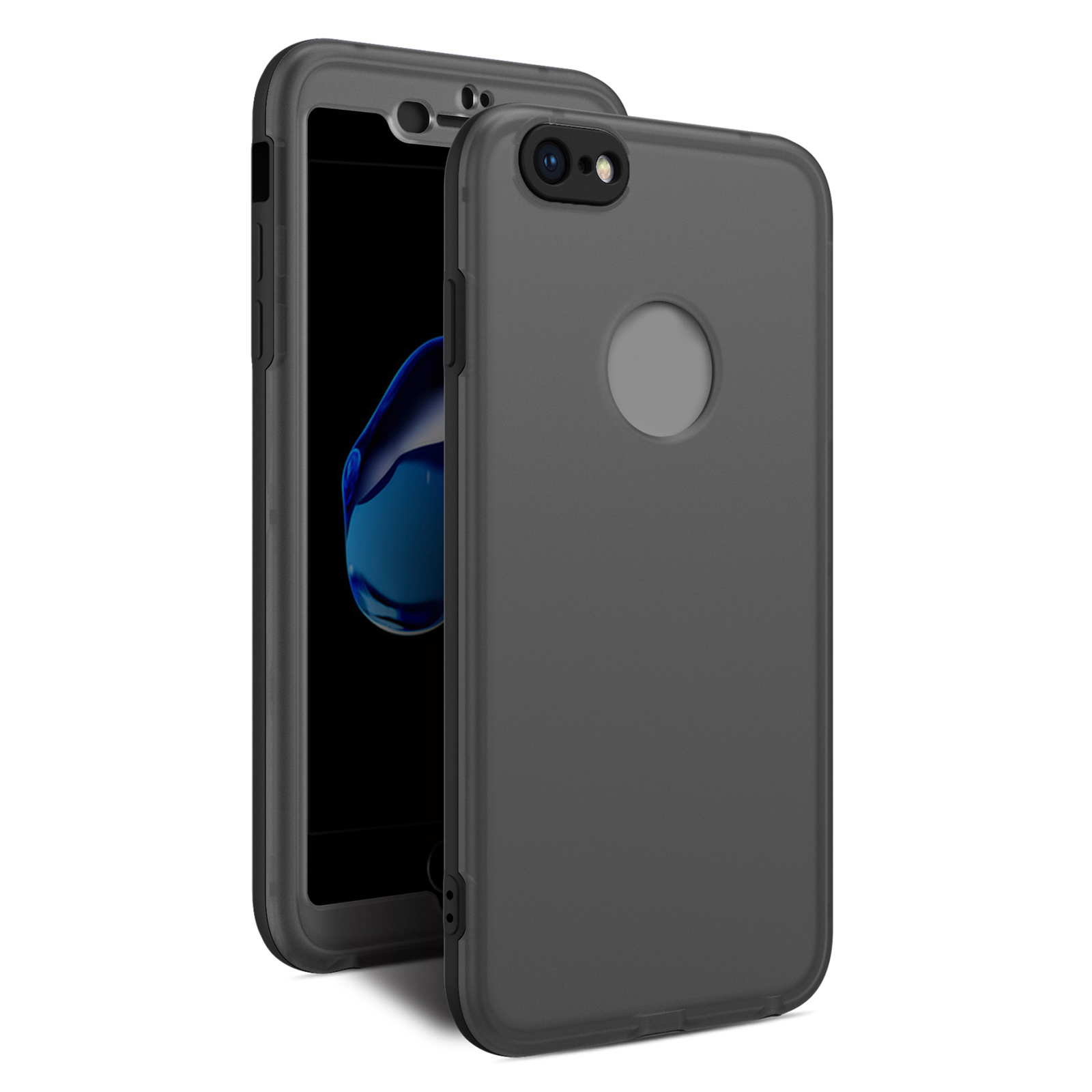 

Shock-reseend 3 в 1 Съемный Жесткий пк + Мягкий Телефона Tpu. - Черный, iPhone SE (2022)