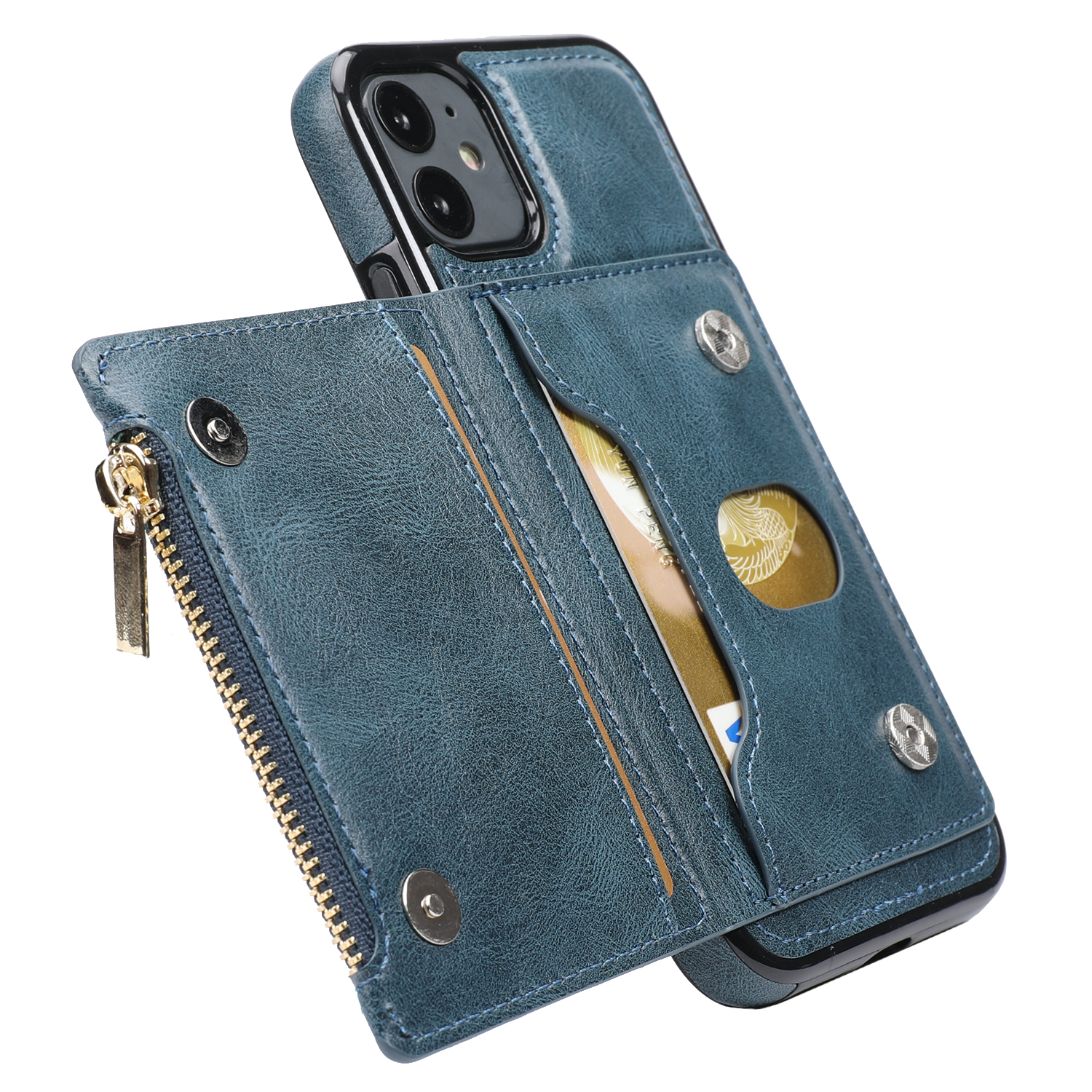 

Обожженная Защитная Защита от Скребки. - Синий, iPhone 11 6.1 inch