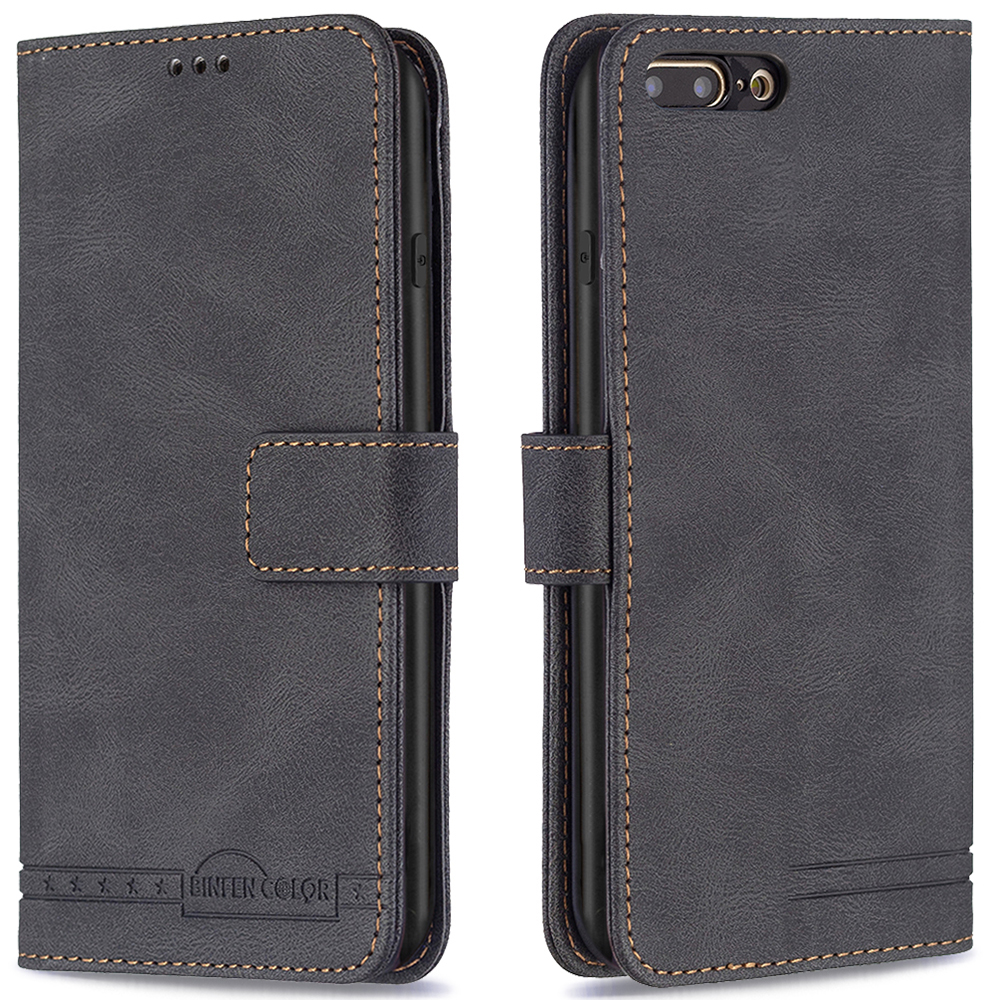 

Binfen Color BF09 Design Design RFID Блокирующая Подставка Antip-scratch All-round Protection Cope Для Iphone 7 Плюс/8 Плюс 5,5 Дюйма - Черный, iPhone 7 Plus 5.5 inch