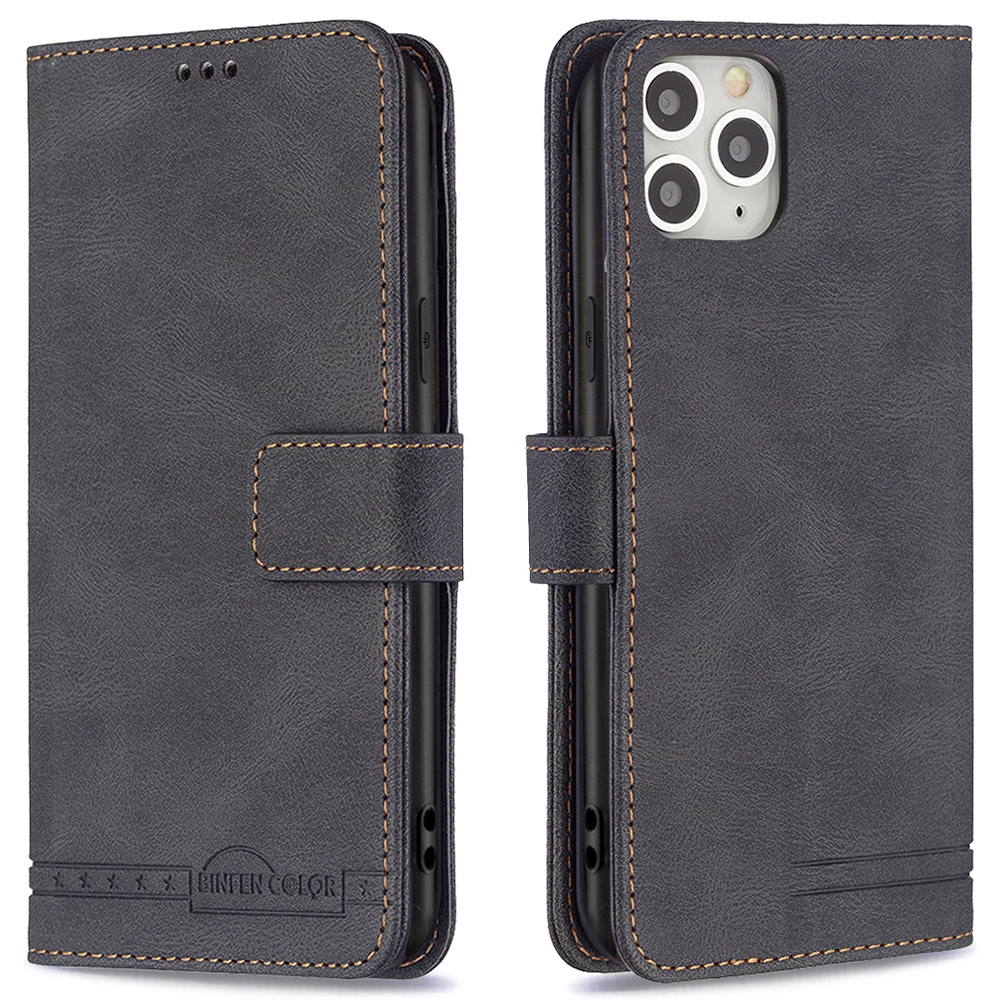 

Binfen Color BF09 Design Design RFID Blocking Stand Shell Shell Для Iphone 11 Pro 5,8 Дюйма - Черный, iPhone 11 Pro 5.8 inch