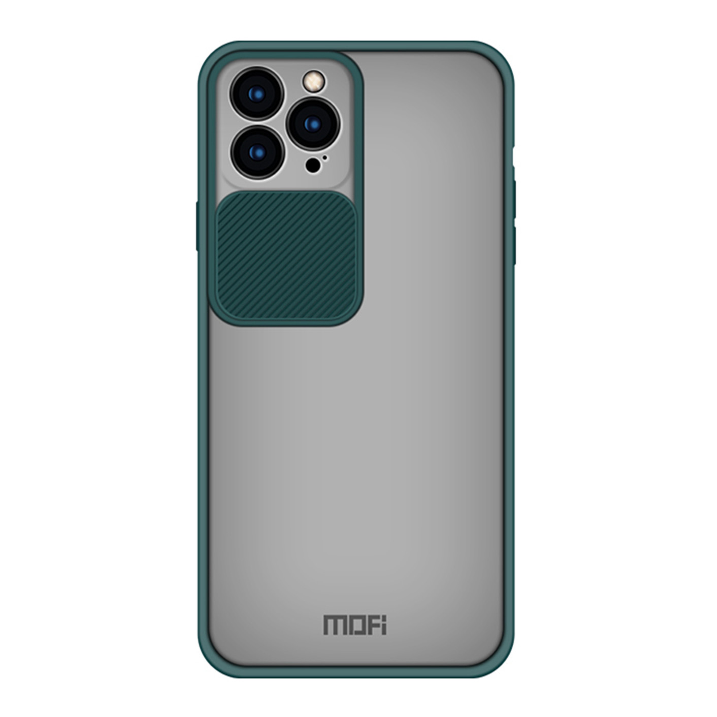 

Серия Серии Shield Shield Scield Cover Design Anti-peep Scratch Resistant Pc+силиконовый Телефон Для Iphone 13 Pro 6,1 Дюйма - Зеленый, iPhone 13 Pro