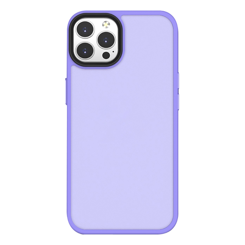 

MOCOLO K25 Matte Surface PC + TPU Phone Case Drop-proof Phone Cover for iPhone 13 Pro Max 6.7 inch - Light Purple, iPhone 13 Pro Max