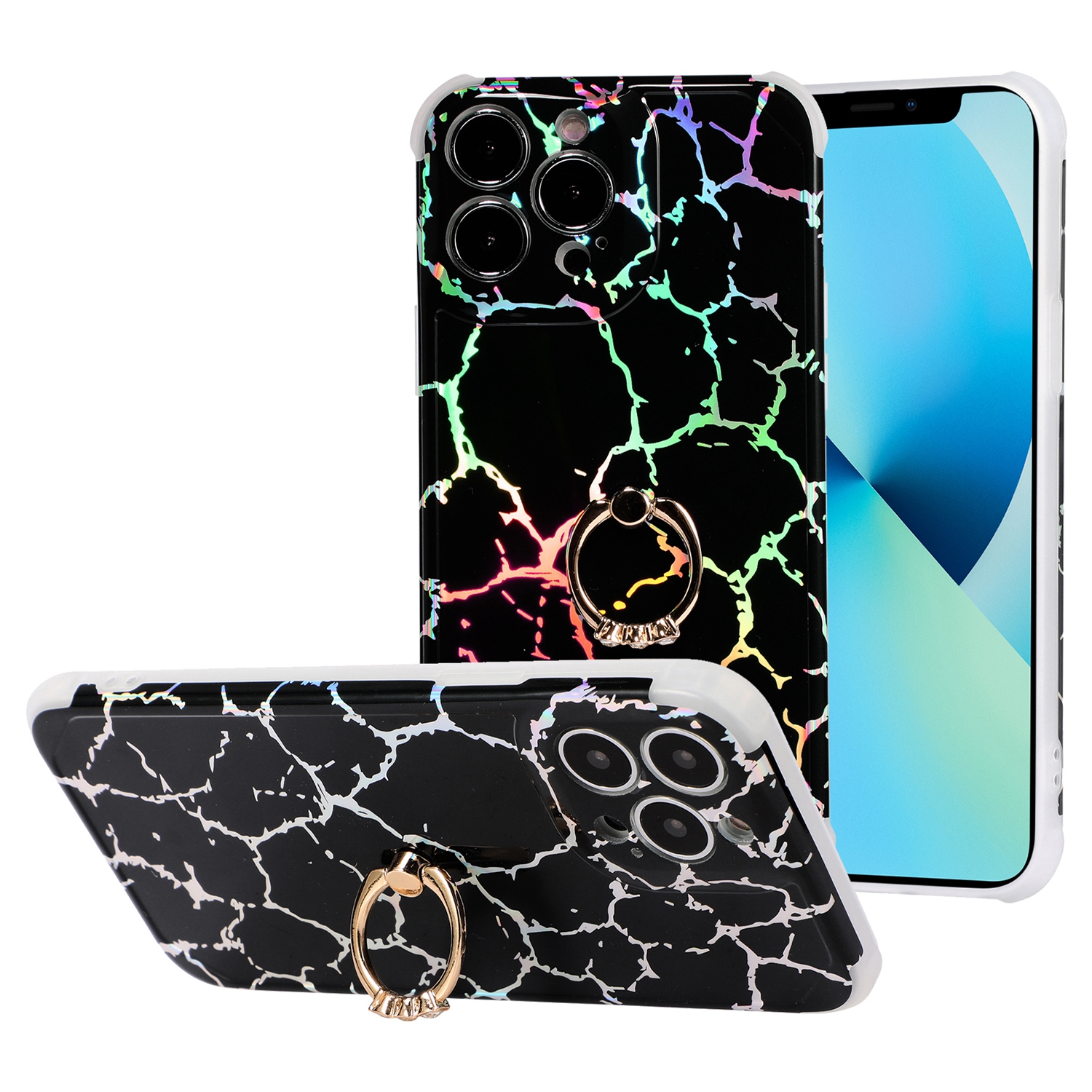

Стильный Стильный Вращающийся Кольцевой Кольцо. - CF1, iPhone 12 Pro Max