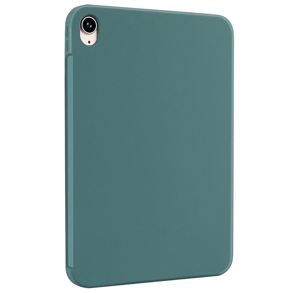 

Shockproof Liquid Silicone Soft Microfiber Lining Cushion Protective Case for iPad Air (2020)/Air (2022) - Green, iPad Air (2022)