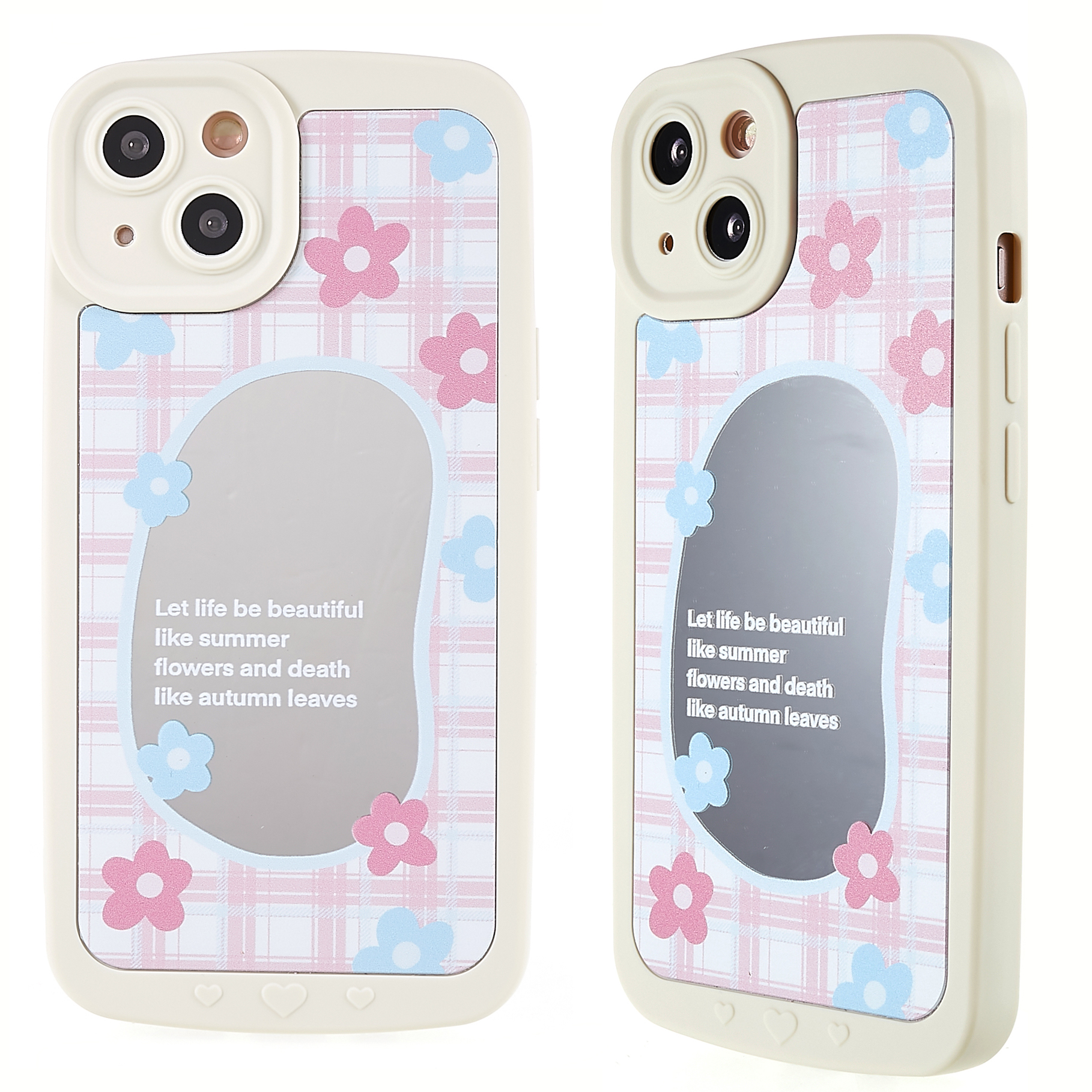 

Тонкий Чехол Для IPhone 13 6,1 Дюйма Pattern Parted Antric Cratch Protecte Protector Ambolight Silicone Cover - Цветок Пледа, iPhone 13