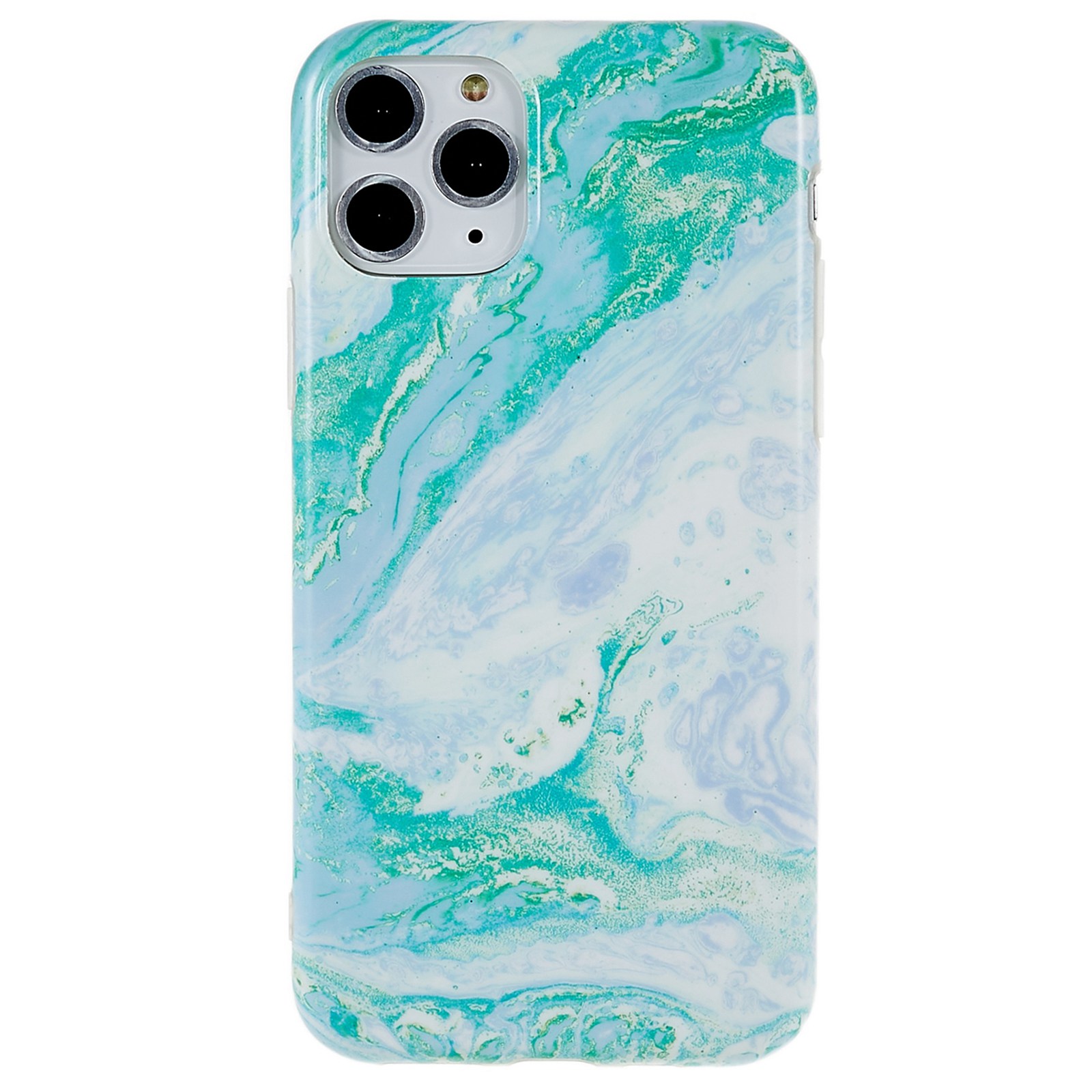 

Для Iphone 11 Pro 5,8-дюймовый Мягкий TPU IMD Shock-resite Abstract Waves Pattern Shell Хорошо Защищенный Телефон. - Синий, iPhone 11 Pro 5.8 inch