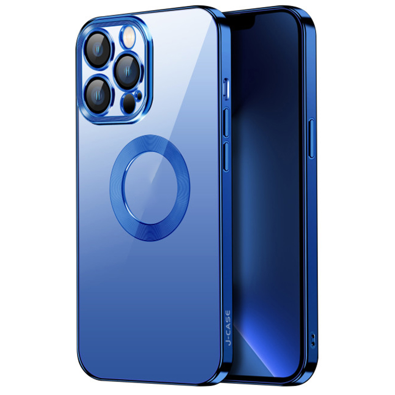 

J-case Inimble II Серии Серии Антипроводных Тпу Тпу Для Iphone 13 Pro 6,1 Дюйма, Защитный Корпус Металлический Катушка Магнитная Абсорбция. - Синий, iPhone 13 Pro
