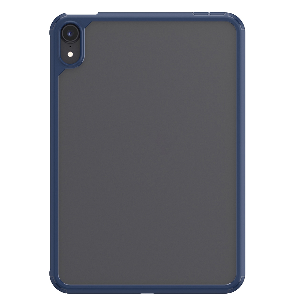 

For iPad mini (2021)/(2019) 7.9 inch TPU + PC Hybrid Tablet Case Translucent Back Design Drop-Protection Cover - Blue, iPad mini (2021)