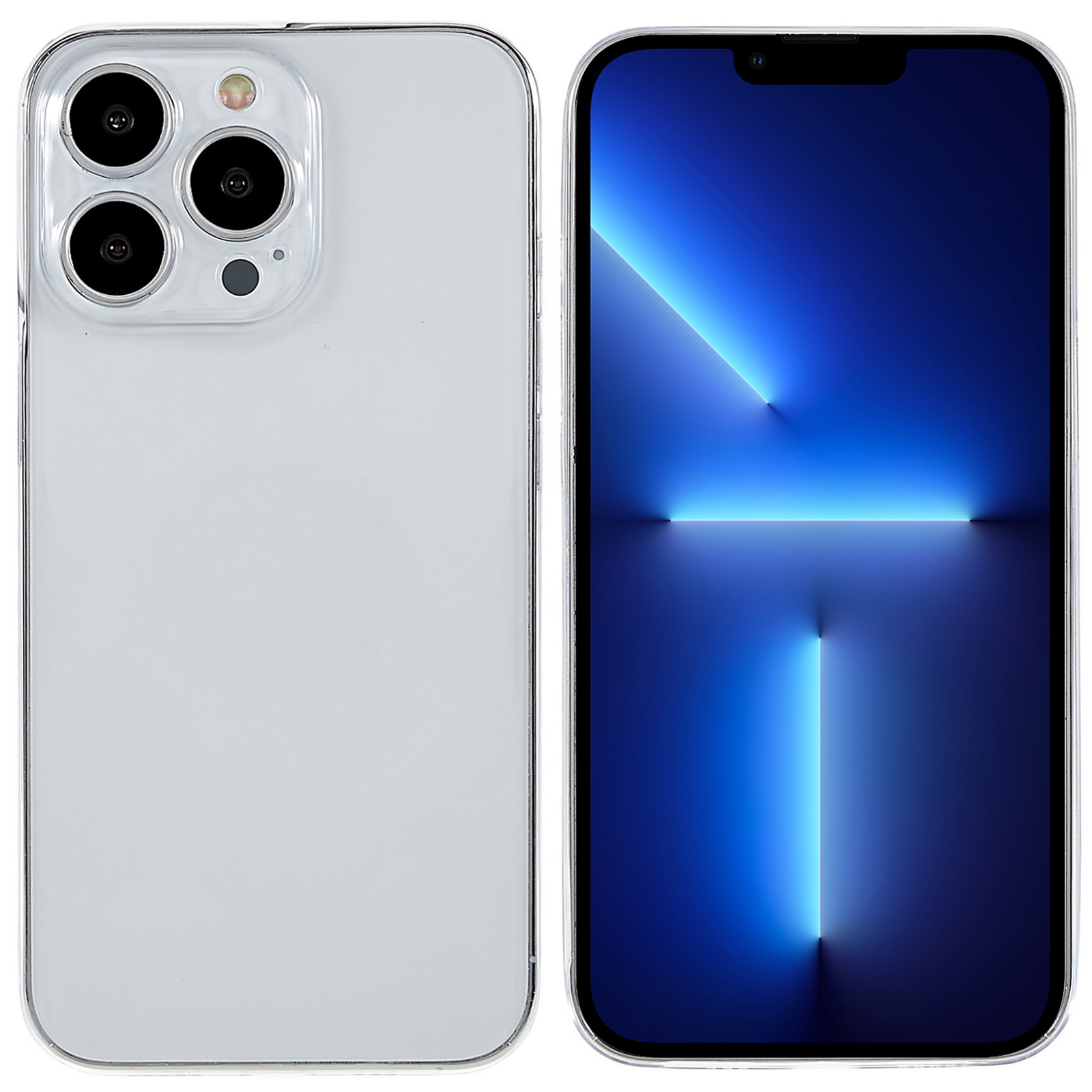 

Для Iphone 13 Pro Max 6,7-дюймовый Антилярный Ультра-подлим с Жестким Компьютером Прозрачный Корпус. - Прозрачный, iPhone 13 Pro Max
