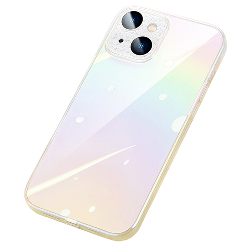 

Серия Цветной Глазурки Sulada Для Iphone 13 6,1 -дюймового Гальванического пк Обратно - Прозрачный, iPhone 13
