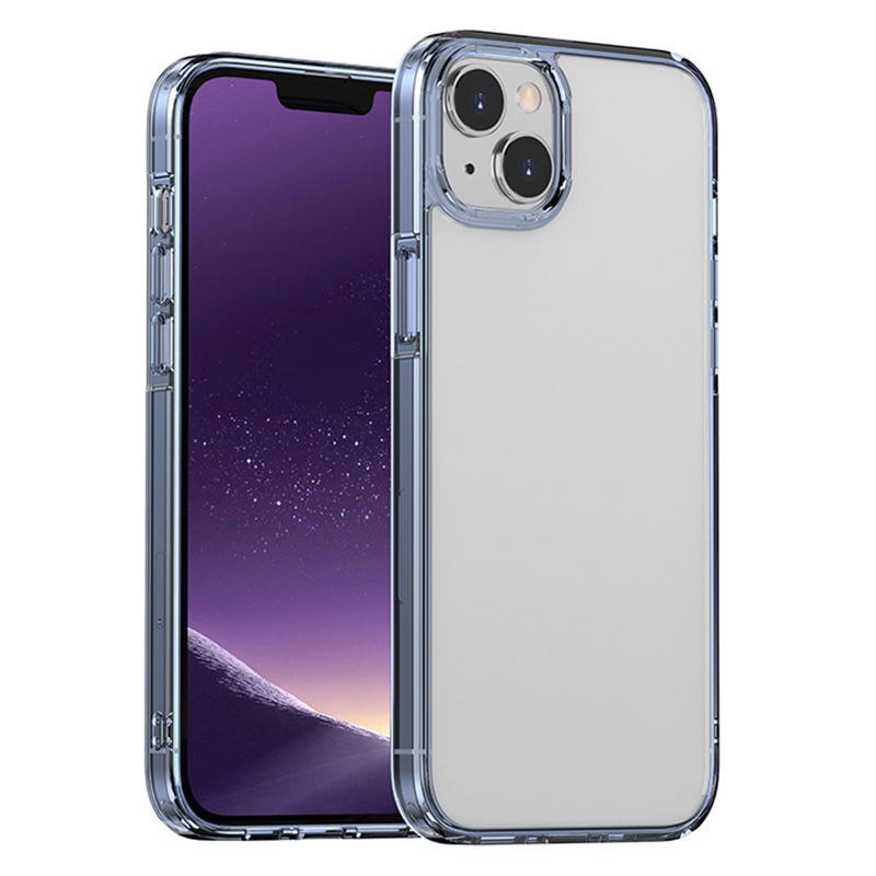 

Mocolo K28 Soft TPU + PC Hülle Telefon Für Iphone 15 Plus Klare Schocksichere Telefonhülle - Blau, iPhone 15 Plus