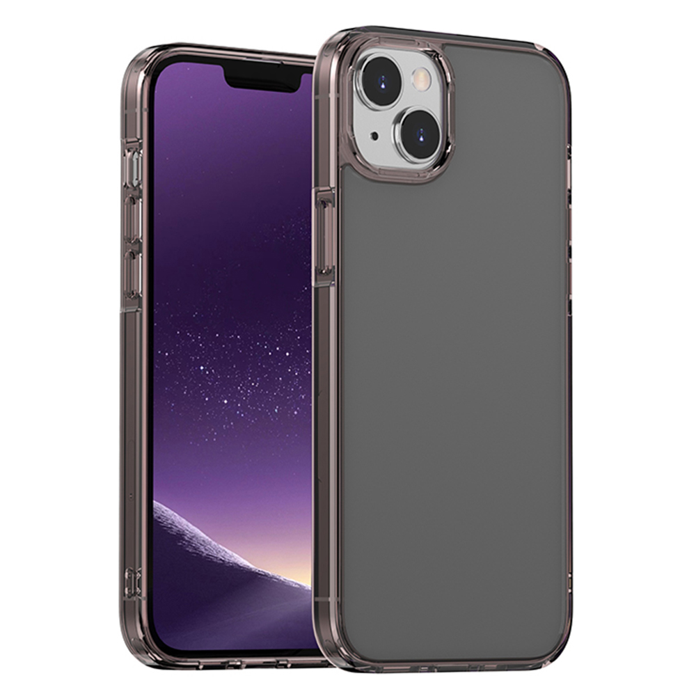 

MOCOLO K29 PC+TPU Matte Telefort Habe Für Iponal 15 Anti-fingerabdruck-schutz-telefonabdeckung - Dunkelbraun, iPhone 15