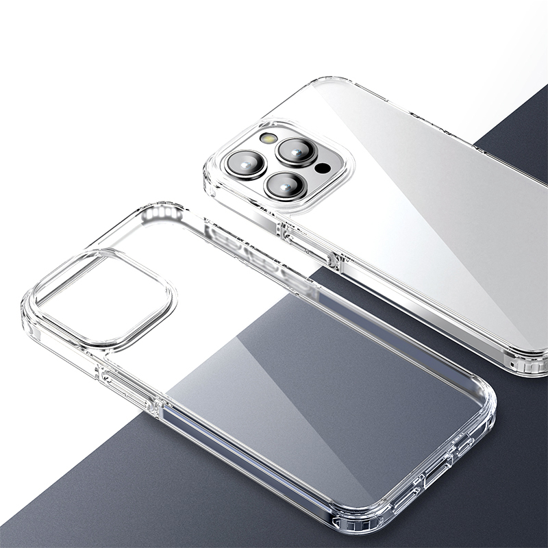 

MOCOLO K02 Schutzhülle Für Iphone 15 Pro Soft TPU+PC Phone Protector Crystal Clear Telefonabdeckung - Transparent, iPhone 15 Pro