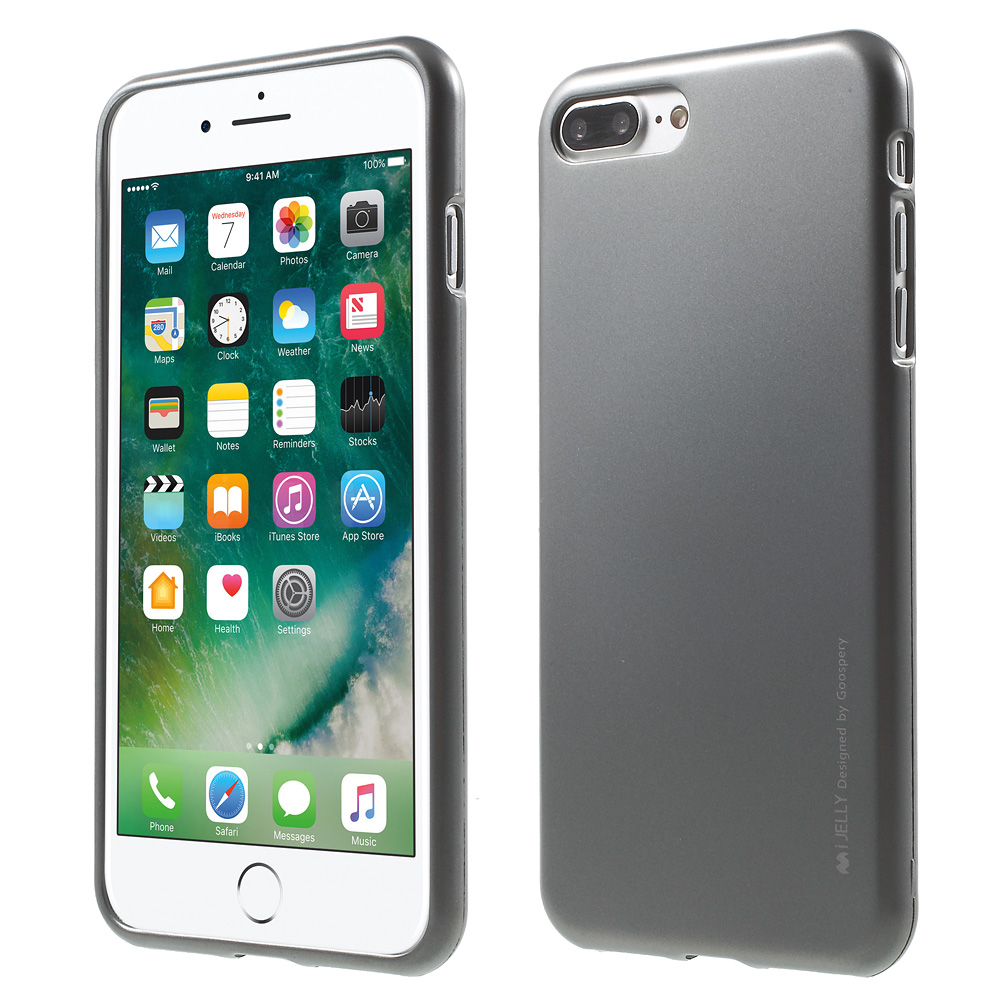 

Mercury Goospery Для IPhone 8 Plus / 7 Плюс Я Желей Металлический TPU Обложка - Серый, iPhone 8 Plus 5.5 inch