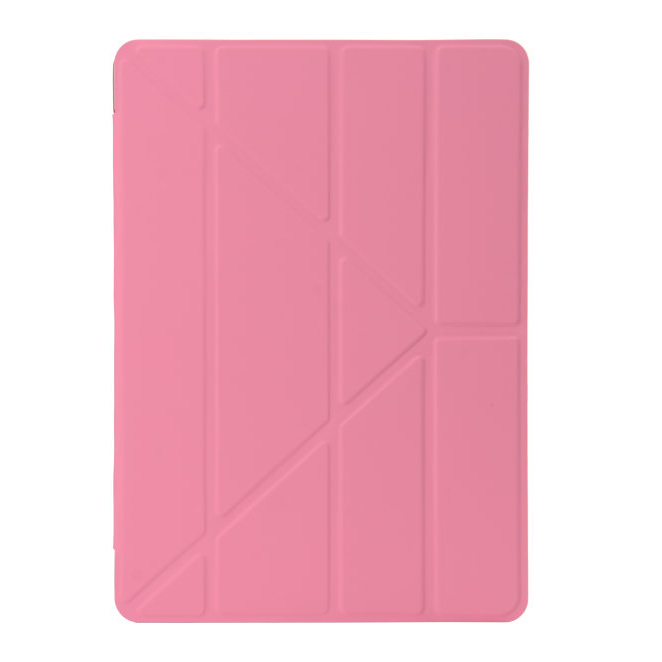 

Для IPad 9,7 (2018) / 9.7 (2017) Y Форма Origami STAND SMART Пробуждающий Кожаный Чехол Гладкая Поверхность - Розовый, iPad 9.7-inch (2017)