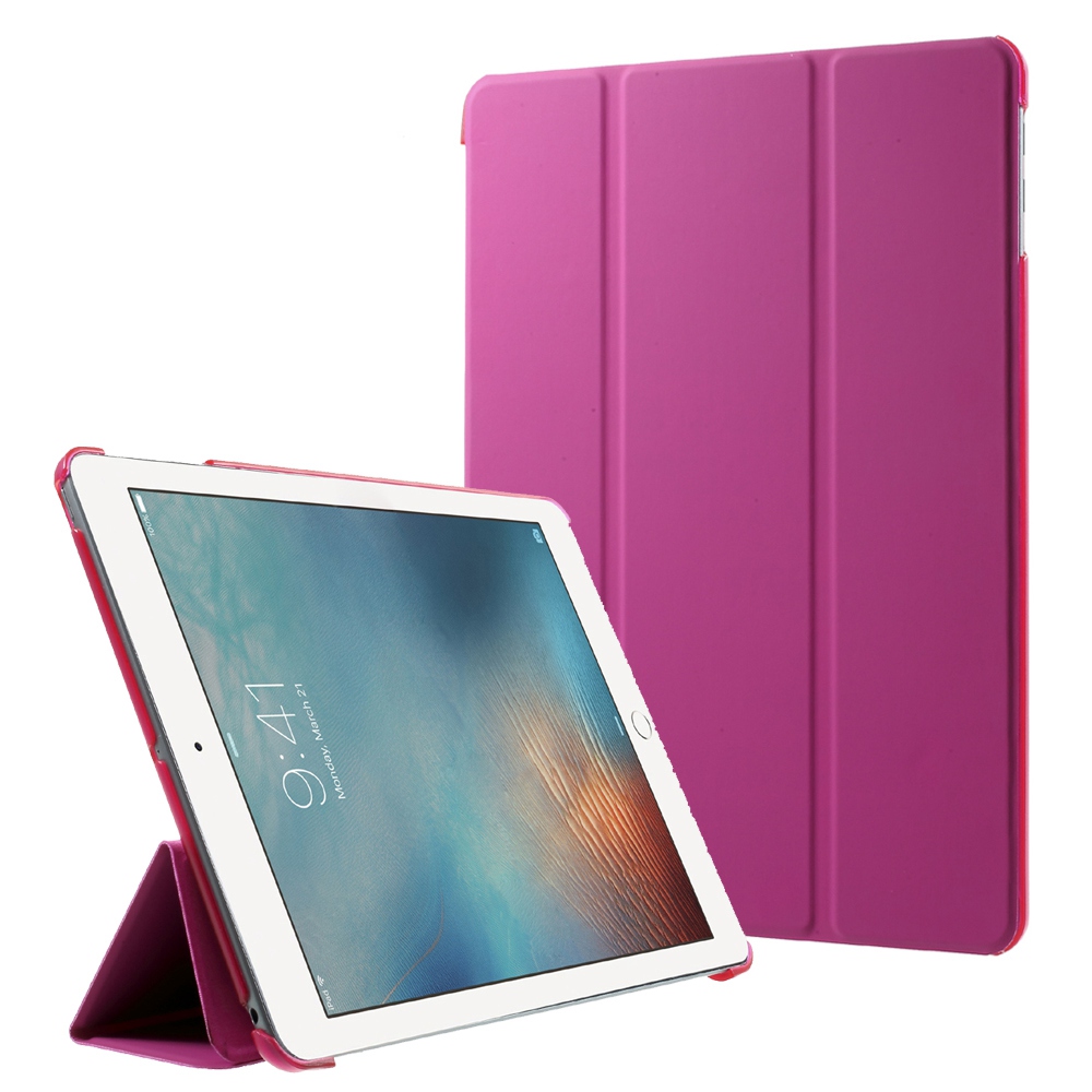 

Tri-Fold Stone PU Кожи PU + PC Защитная Крышка Для IPad 9.7 (2018) / 9,7 (2017) - Роза, iPad 9.7-inch (2017)