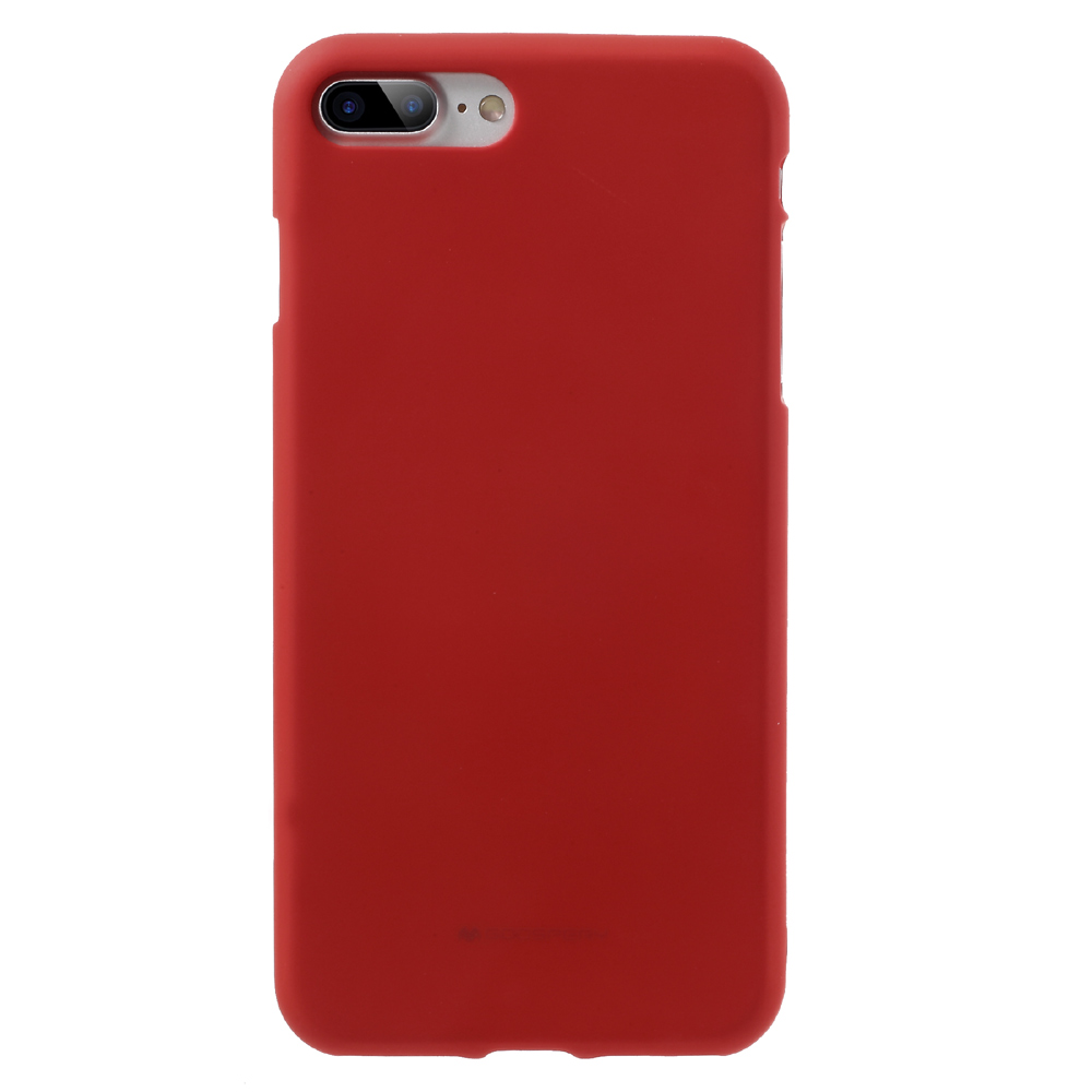 

MERCURY GOOSPERY Matte Anti-fingerprint TPU Phone Cover for iPhone 8 Plus / 7 Plus 5.5 inch - Red, iPhone 8 Plus 5.5 inch