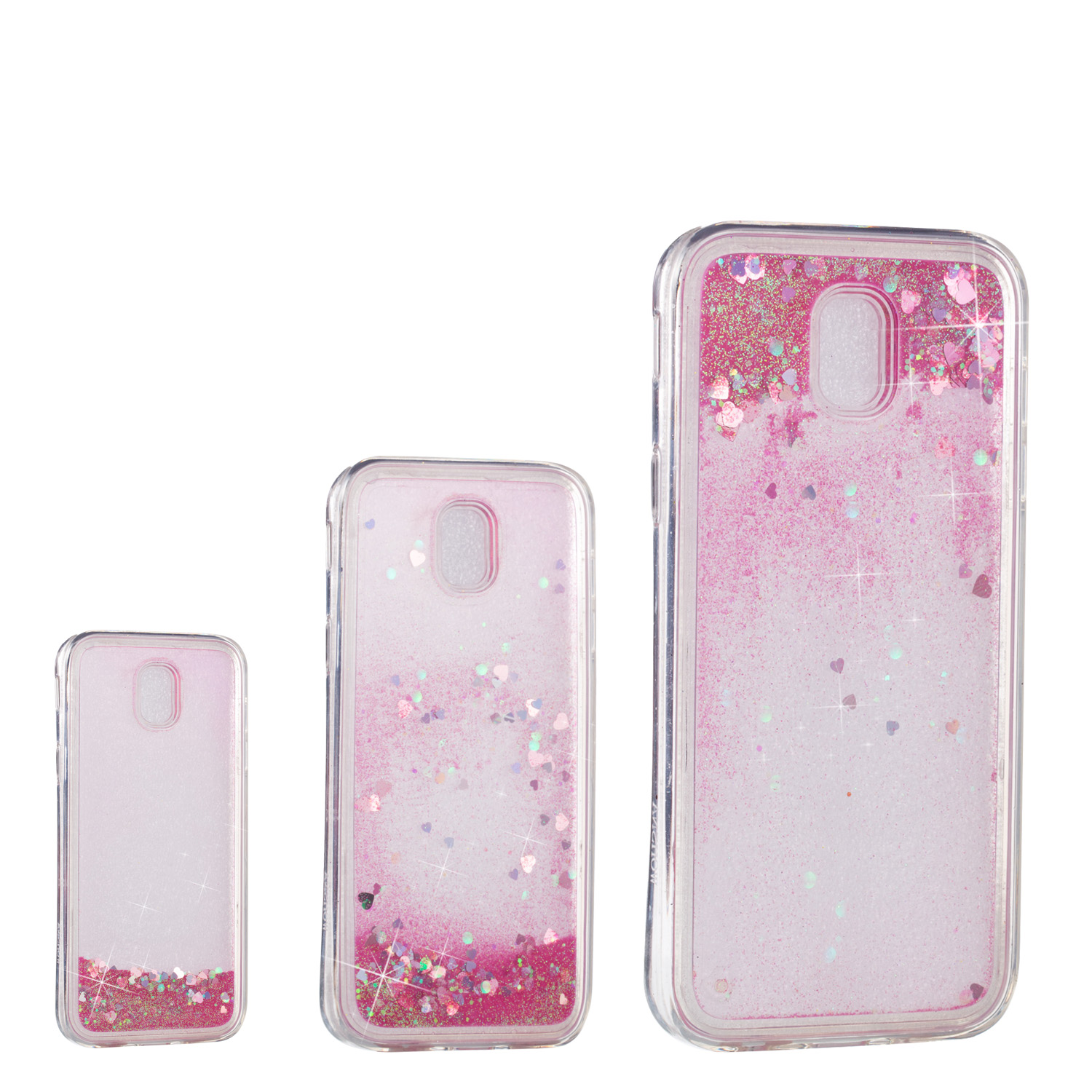 

Dynamic Liquid Love Heart Sequins TPU Back Case for Samsung Galaxy J7 Pro (2017) / J7 (2017) EU Version - Rose, Galaxy J7 (2017)