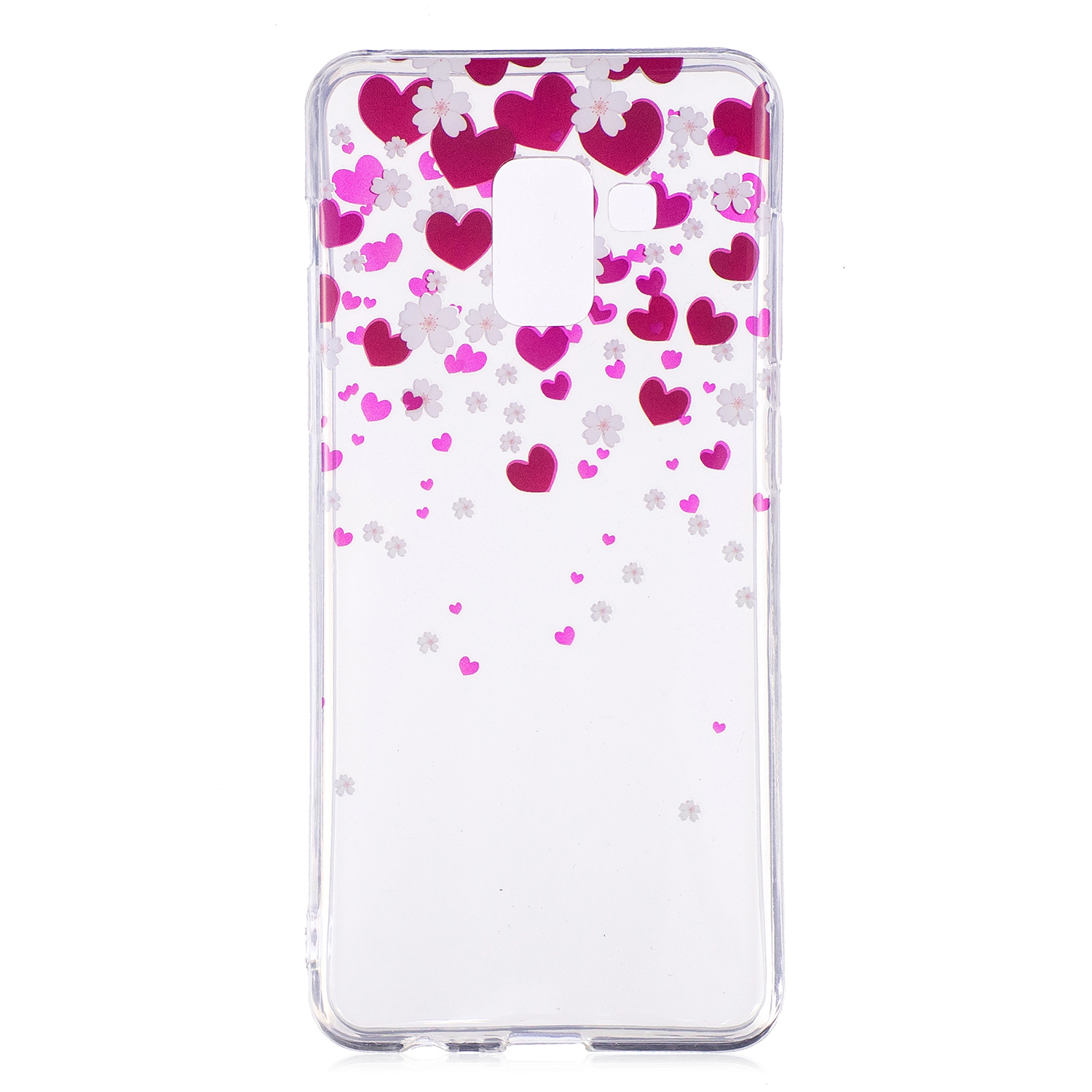 

Pattern Printing TPU Back Case for Samsung Galaxy A8 (2018) - Hearts Pattern, Galaxy A8 (2018)