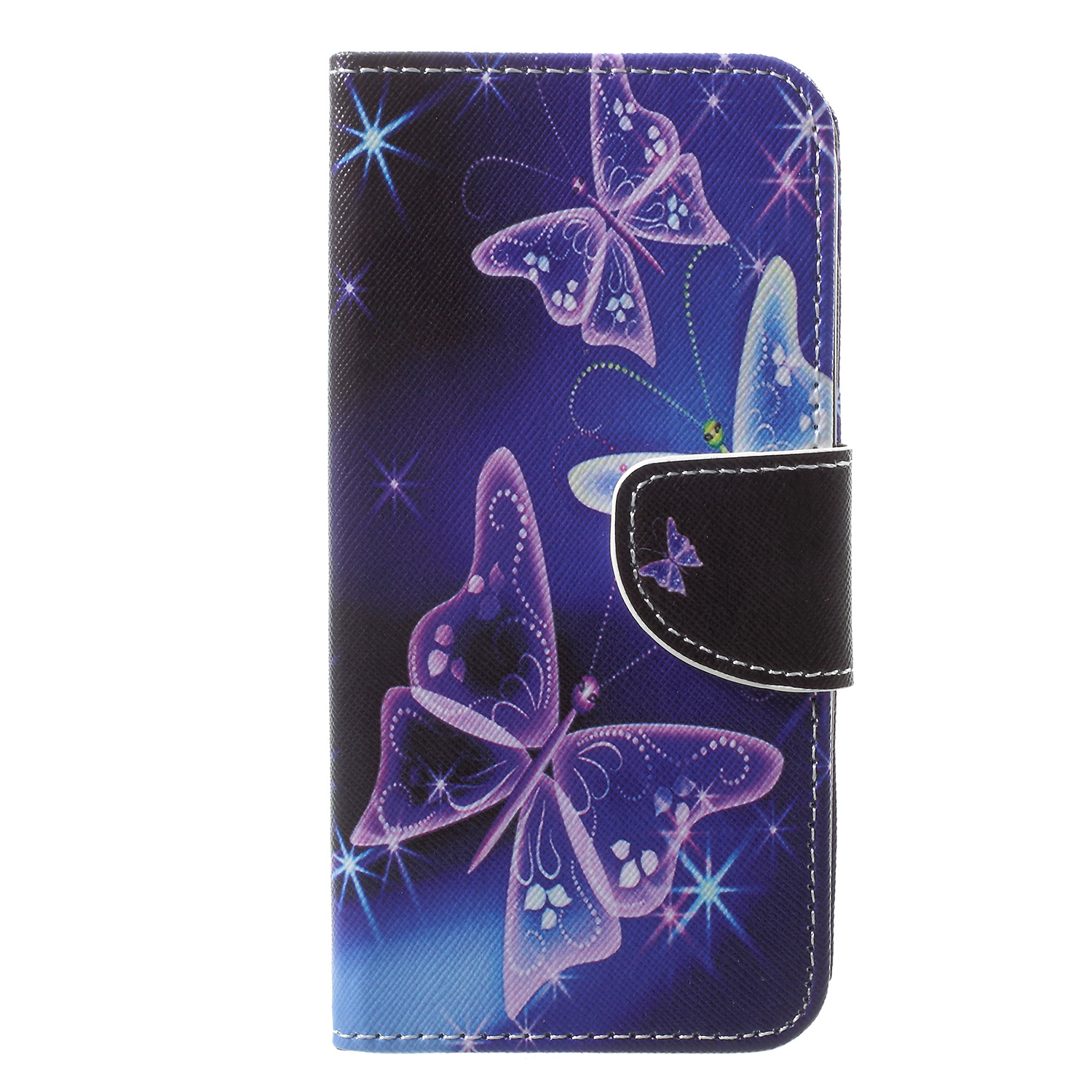 

Cross Texture Pattern Phypt Wallet Stand Кожаный Чехол Для Мобильного Телефона Для Samsung Galaxy J2 Pro 2018 - Прекрасная Бабочка, Galaxy J2 Pro 2018