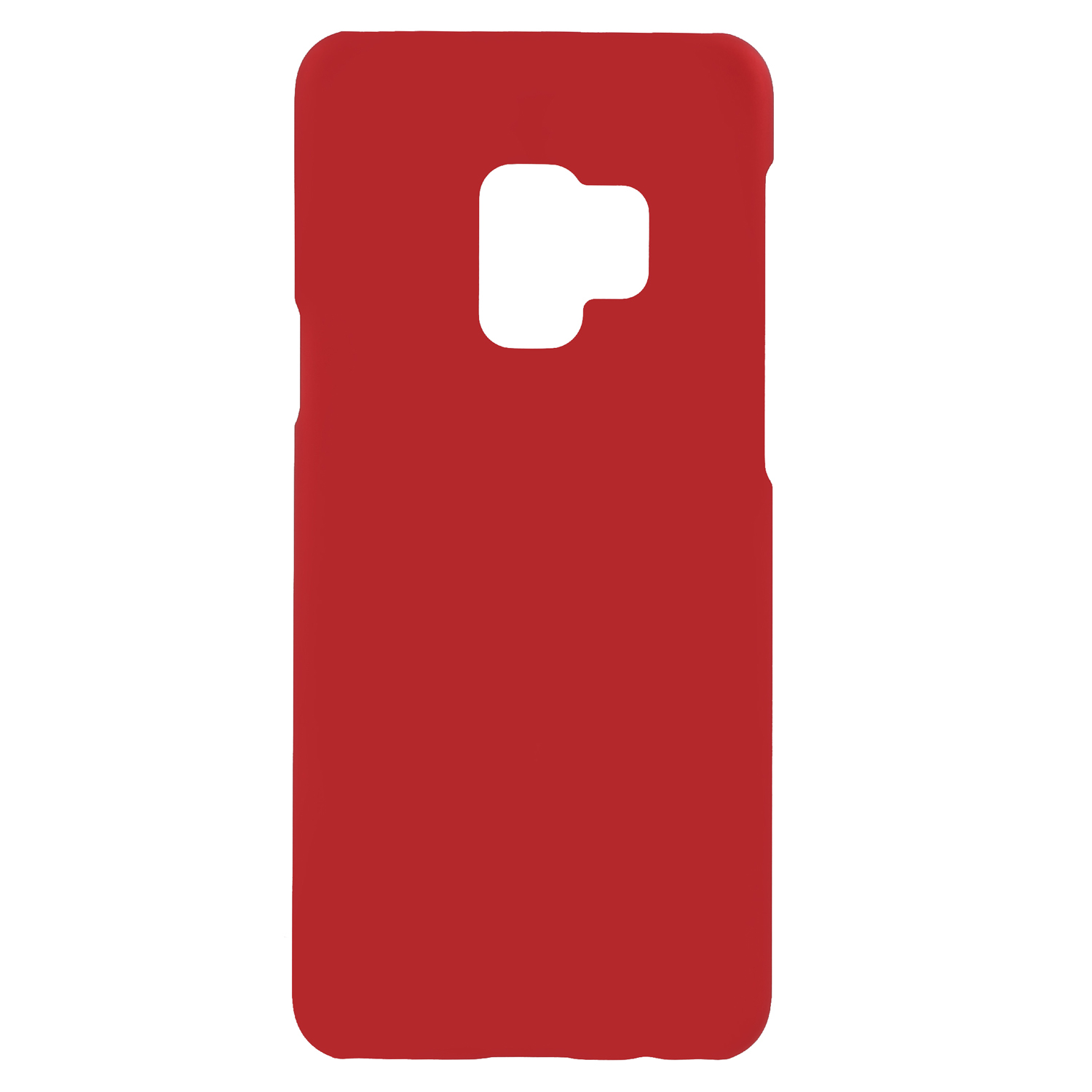 

Rubberized Hard Plastic Back Case for Samsung Galaxy S9 - Red, Galaxy S9