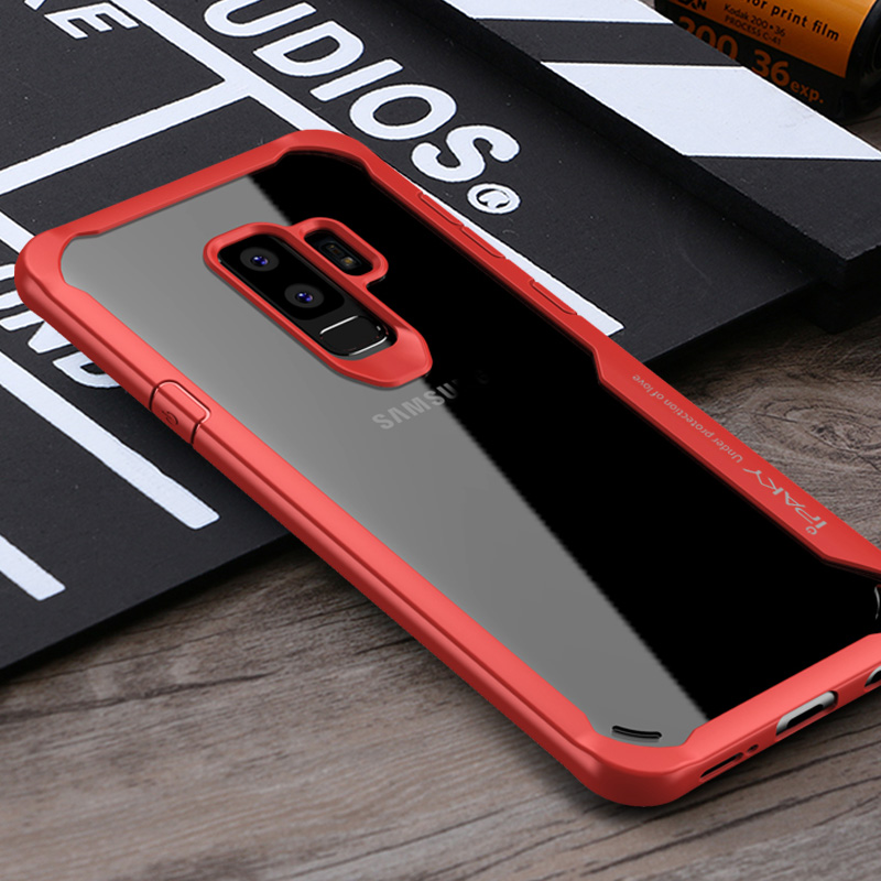 

Ipaky Anti-Drop PC + TPU Гибридный Мобильный Телефон Крышка Оболочки Для Samsung Galaxy S9 - Красный, Galaxy S9