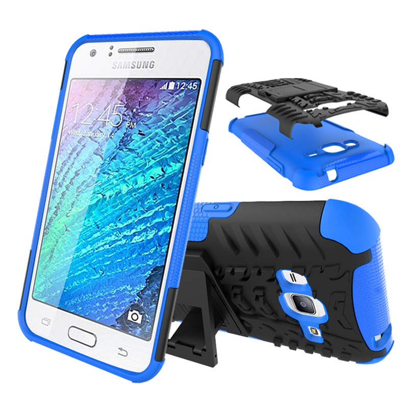 

Шина Pattern PC + TPU Чехол Для Телефона Для Samsung Galaxy J3 / J3 (2016) С Киберстатом - Синий, Galaxy J3