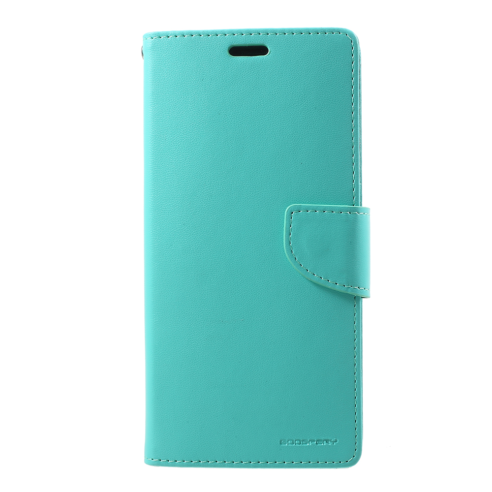 

MERCURY GOOSPERY Bravo Diary PU Leather Protection Mobile Shell for Samsung Galaxy Note9 N960 - Cyan, Galaxy Note9 N960