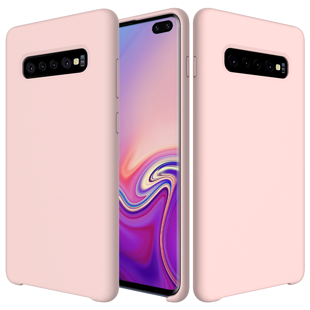 

Liquid Silicone Protector Casing for Samsung Galaxy S10 Plus - Pink, Galaxy S10 Plus
