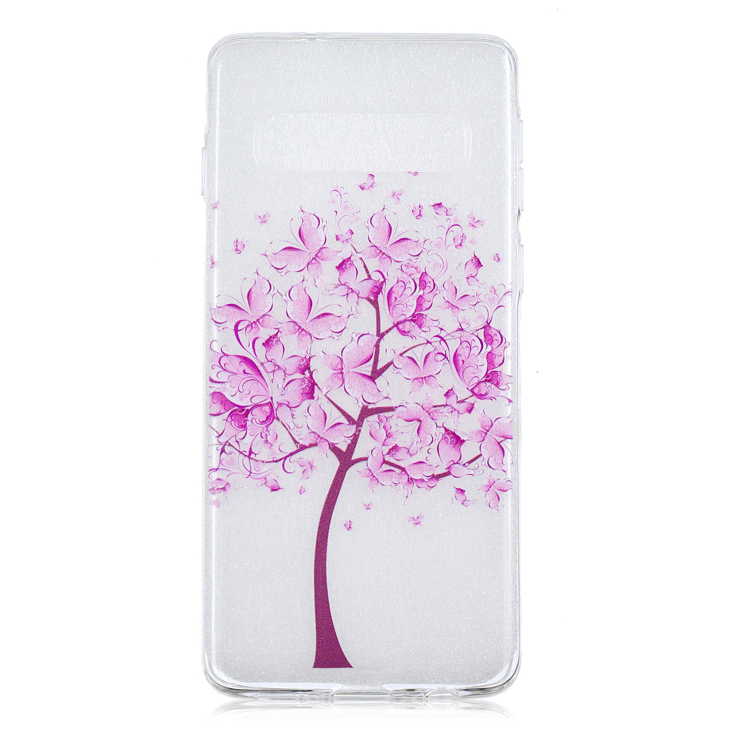 

Pattern Printing TPU Case Shell Cover for Samsung Galaxy S10 - Purple Tree, Galaxy S10